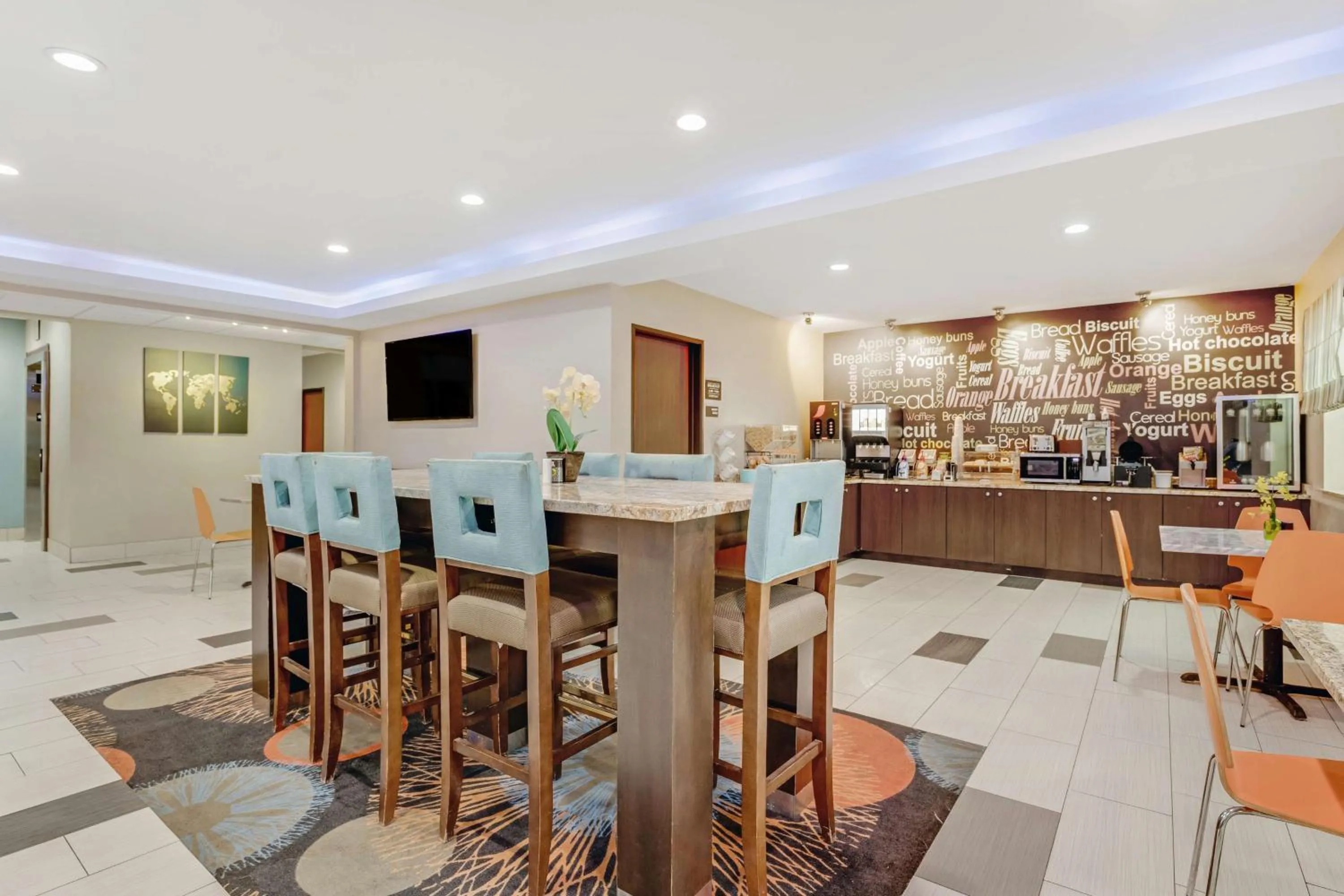 Breakfast in SureStay Plus Hotel by Best Western Owasso Tulsa North