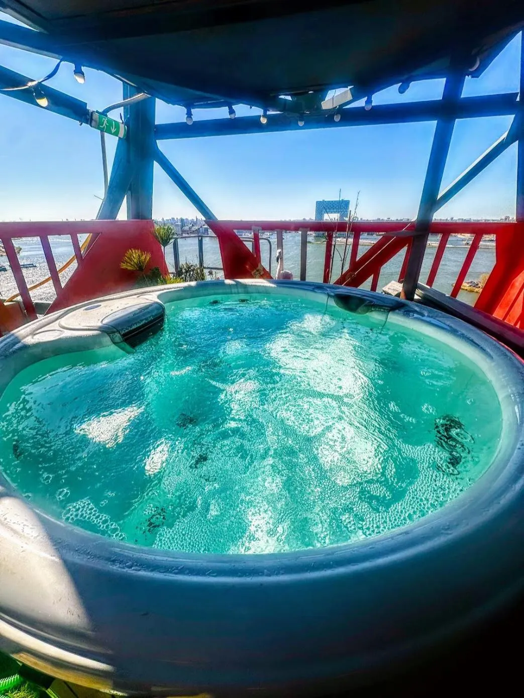 Hot Tub in Crane Hotel Faralda