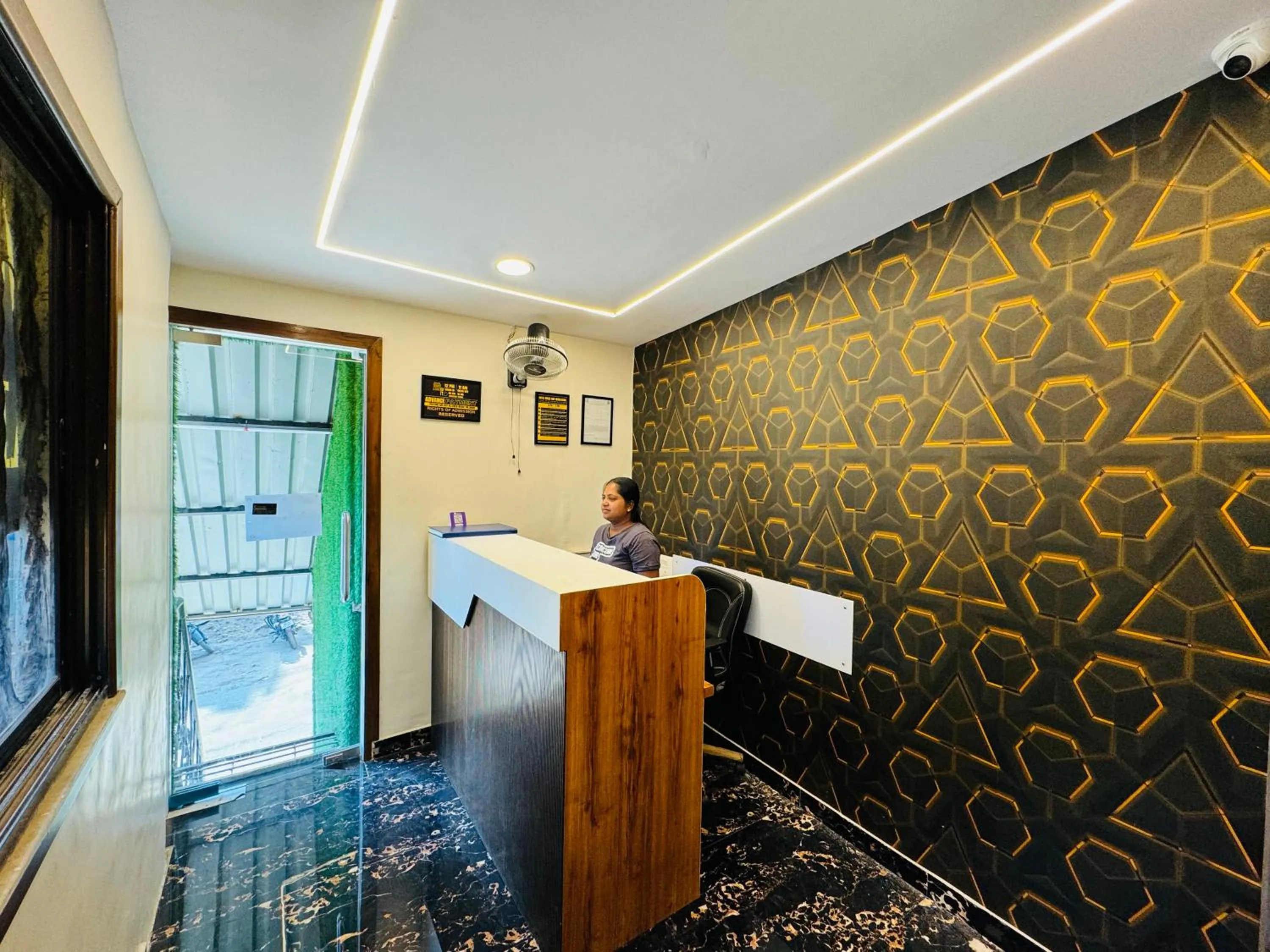 Lobby or reception in Hotel Aksa Palace