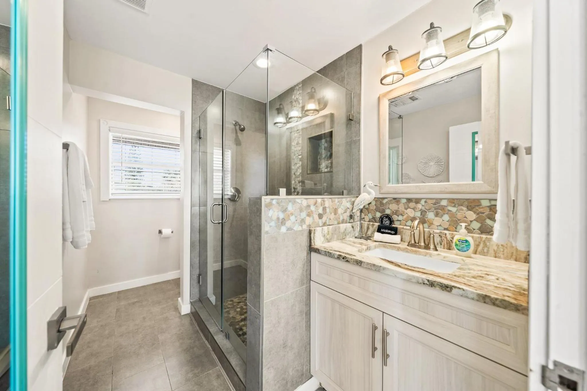 Shower in The Banana River Resort