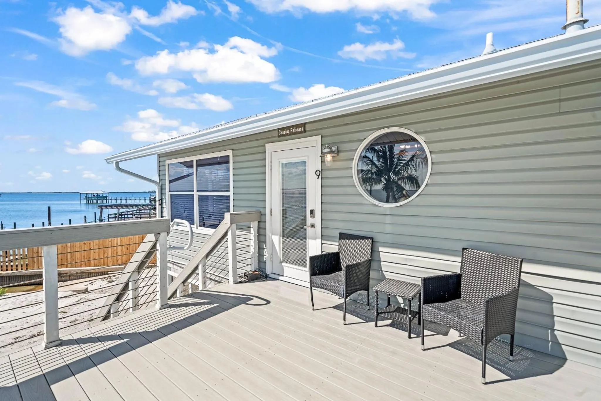Patio in The Banana River Resort