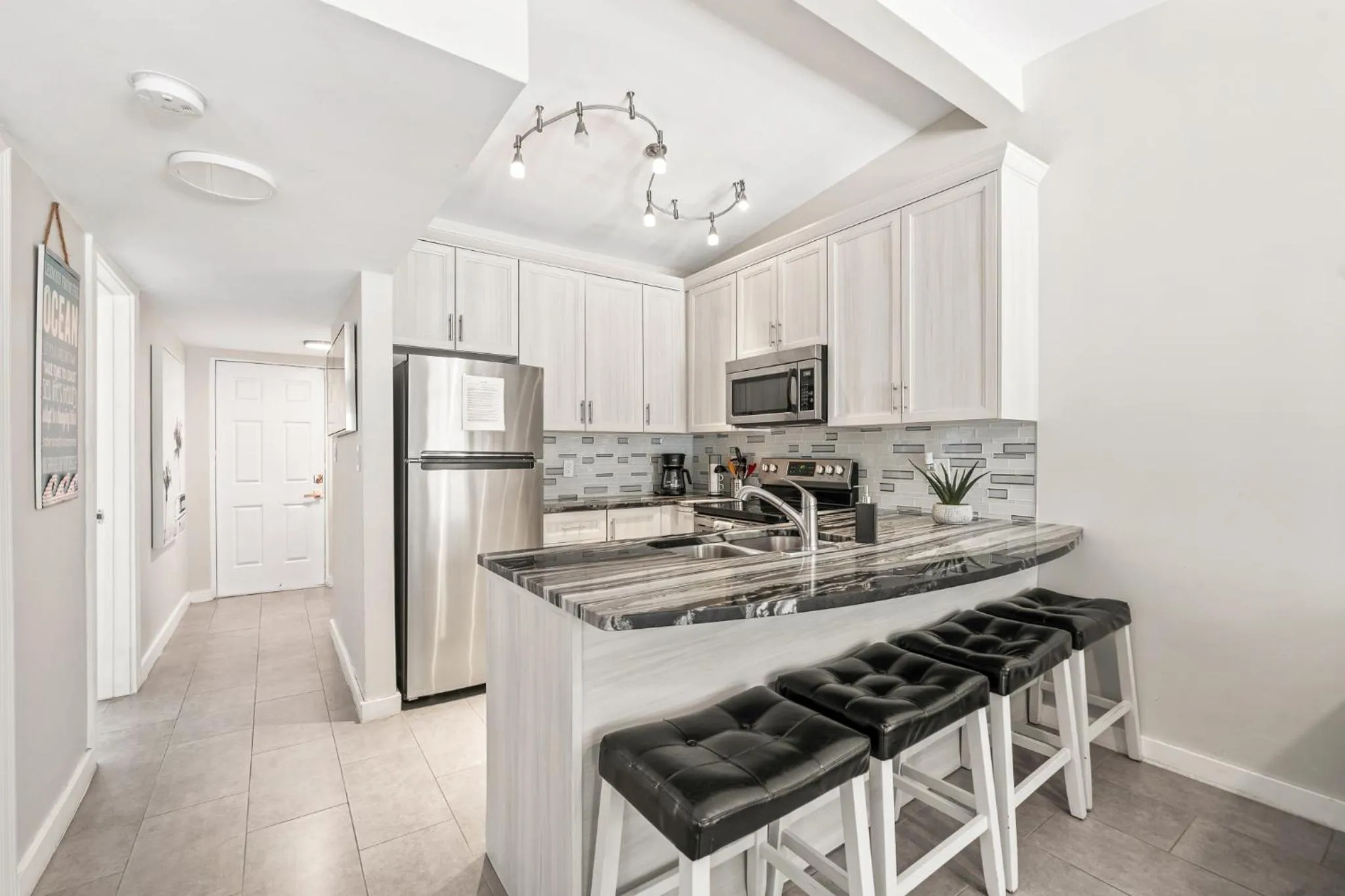 kitchen in The Banana River Resort