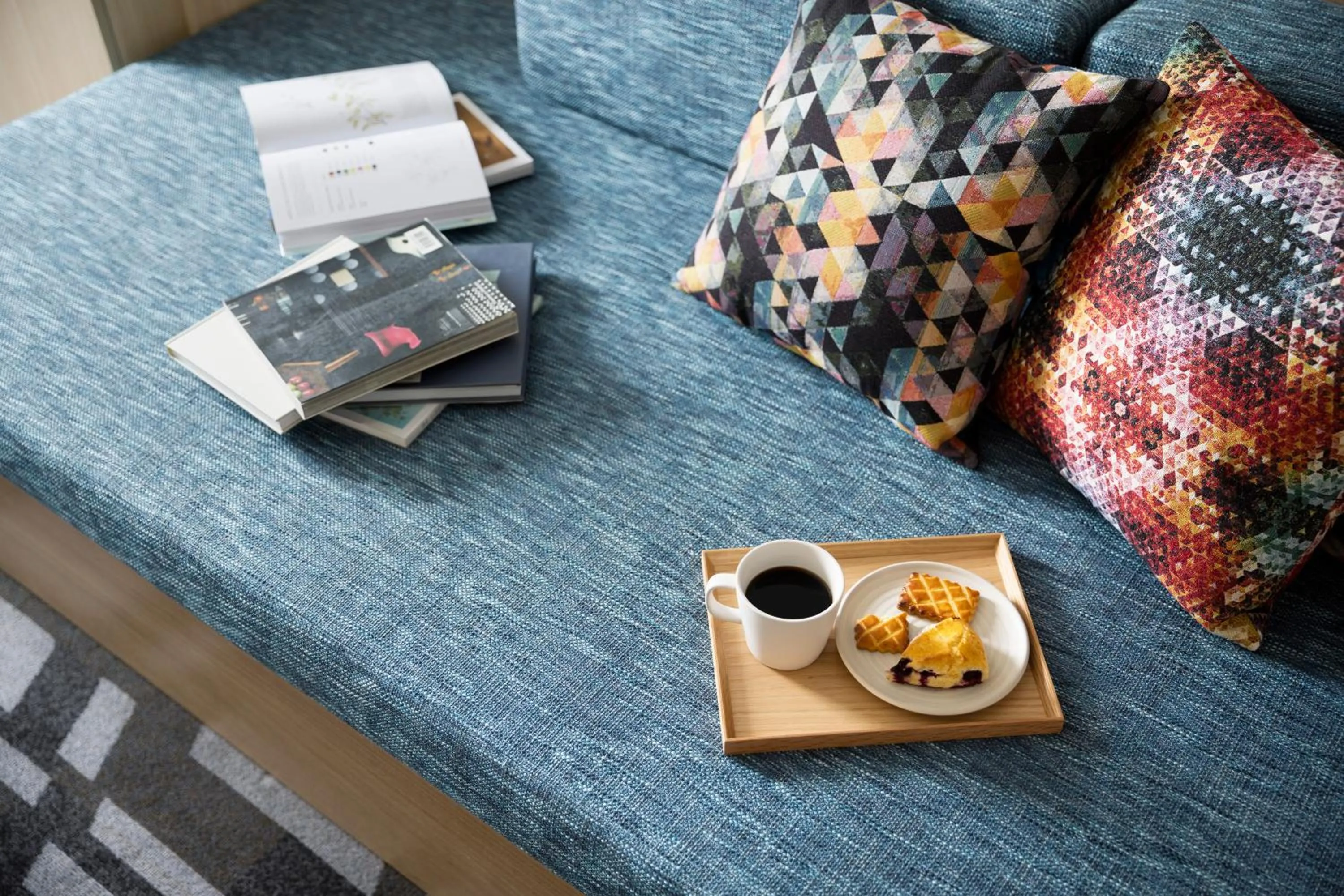 Living room in OMO5 Hakodate by Hoshino Resorts