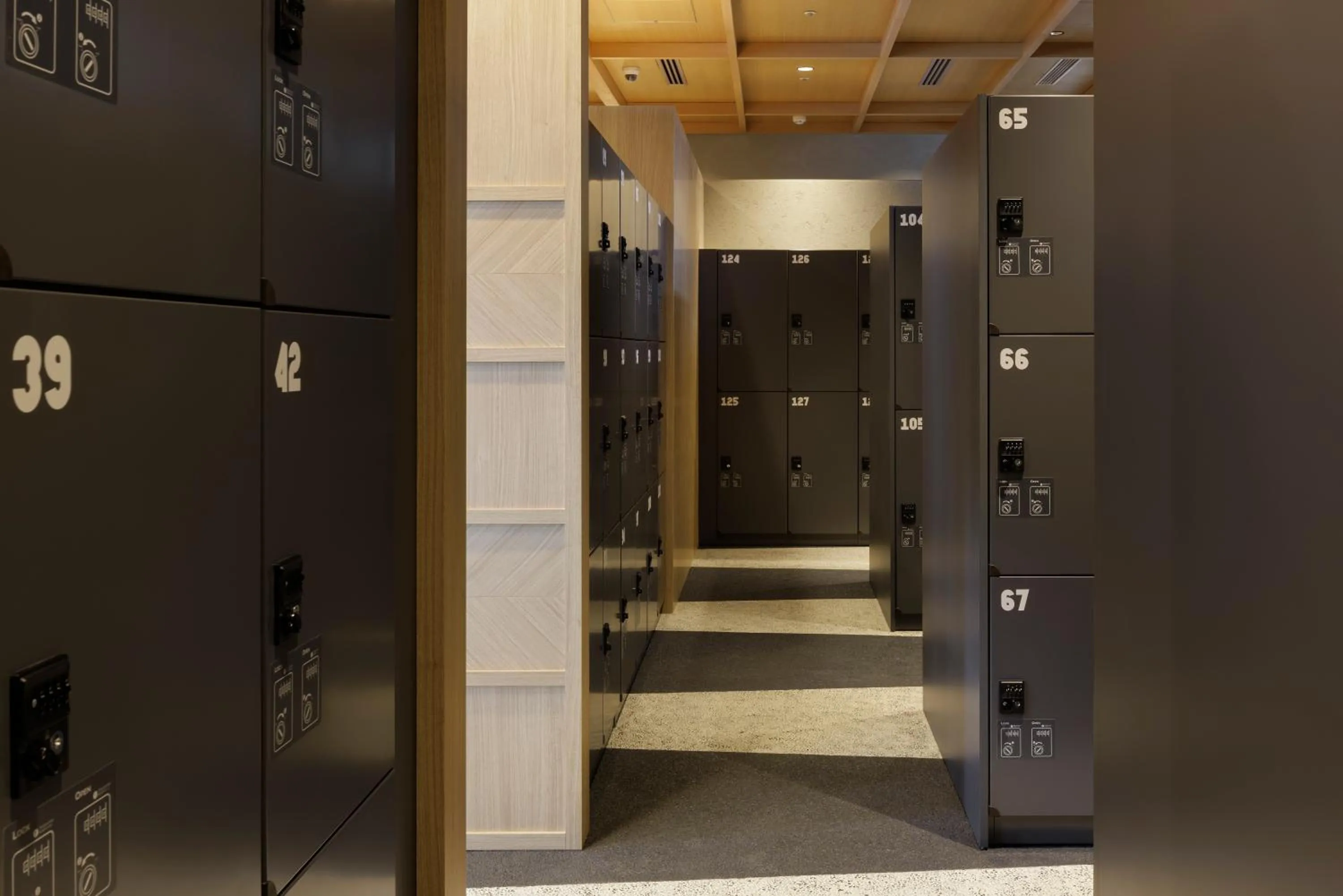 locker in OMO5 Hakodate by Hoshino Resorts