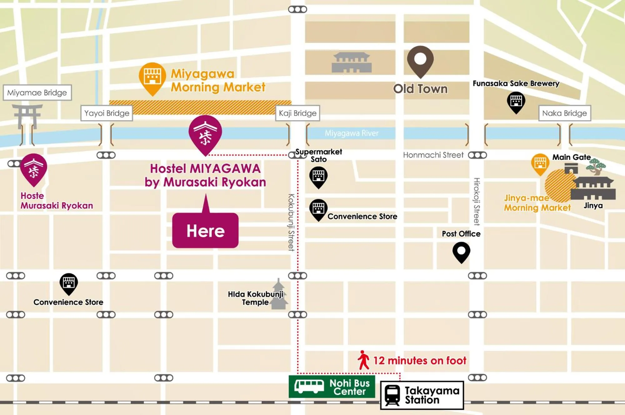 Off site in Hostel Miyagawa by Murasaki