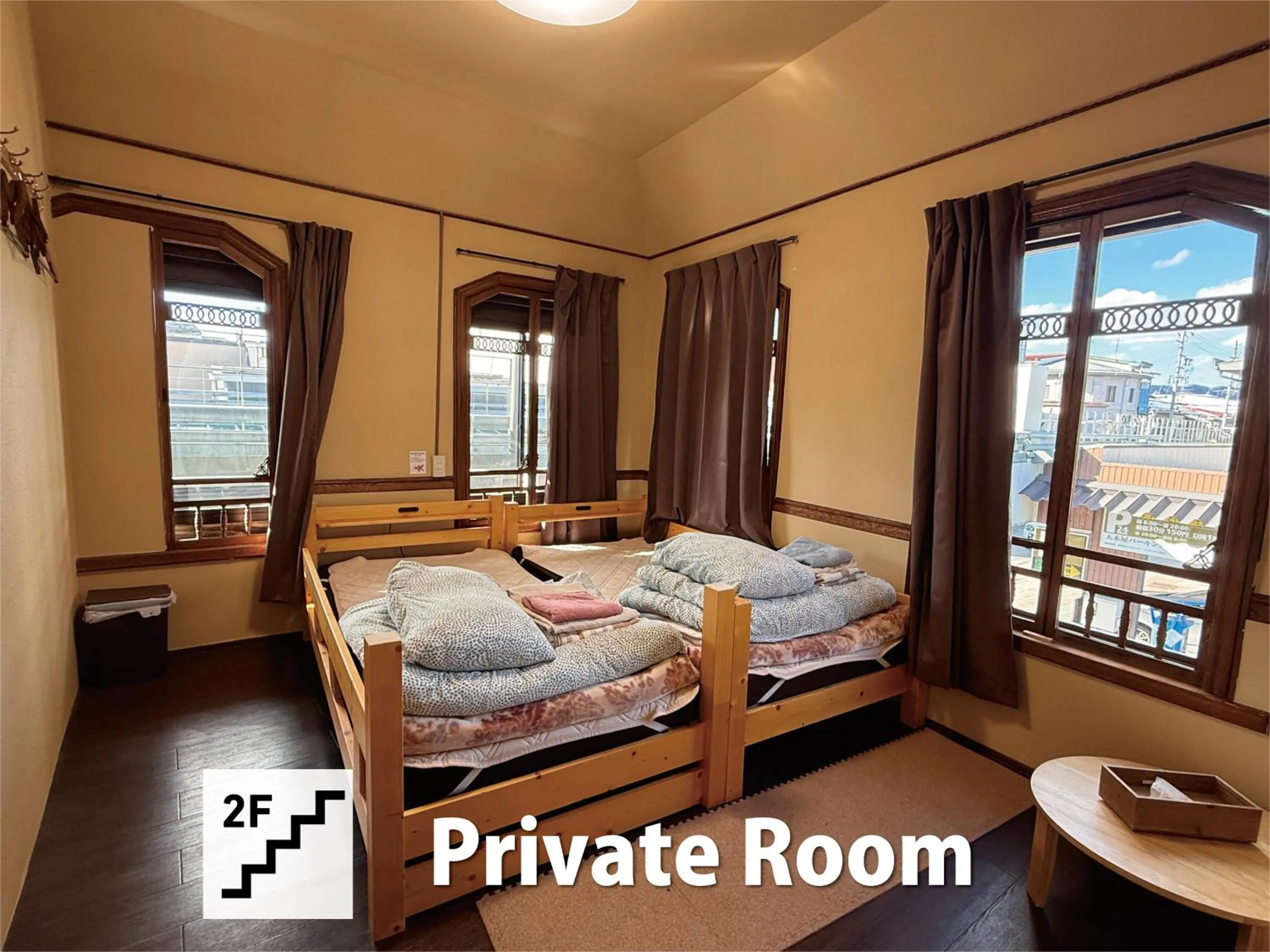 Bed in Hostel Miyagawa by Murasaki