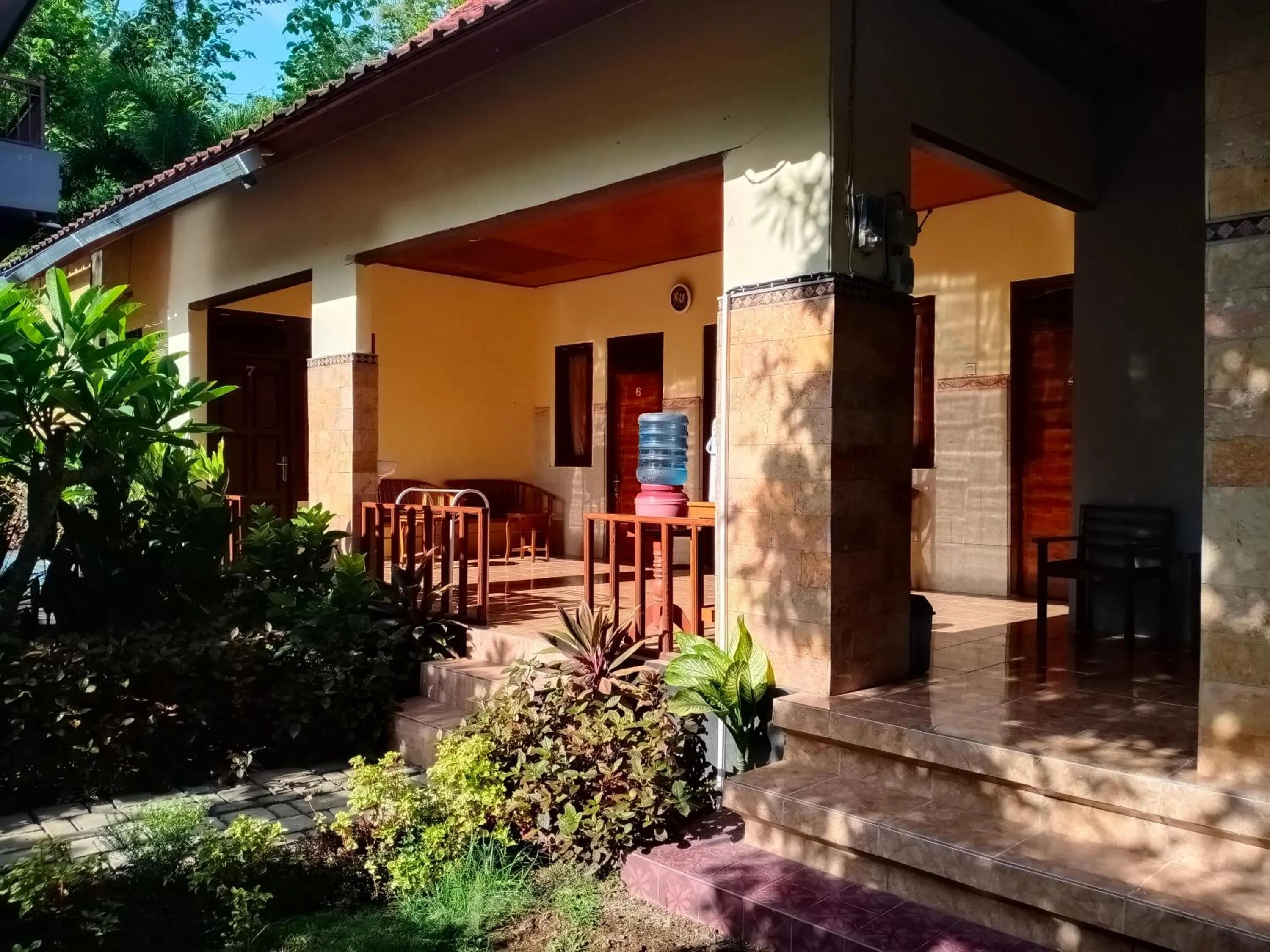 Balcony/Terrace in Visual inn