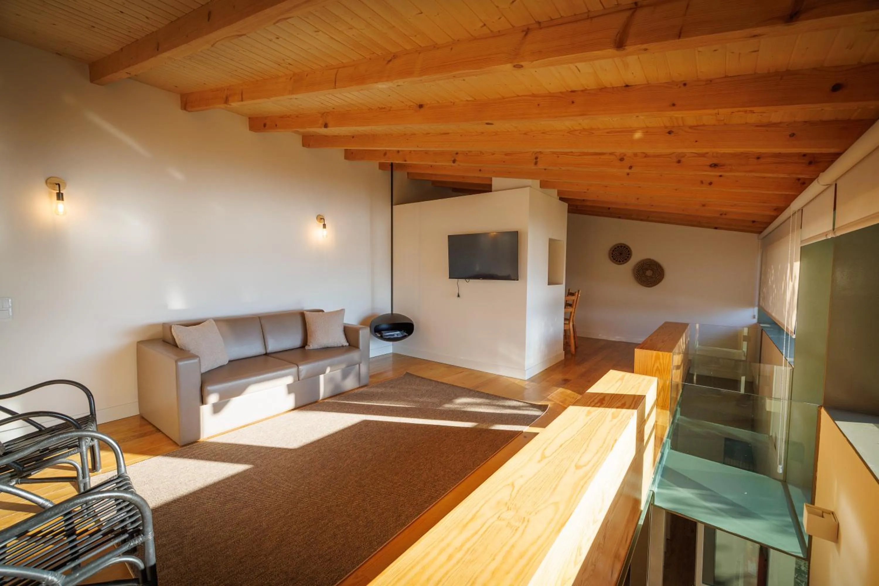 Seating area, Bed in Vila Marim Country Houses