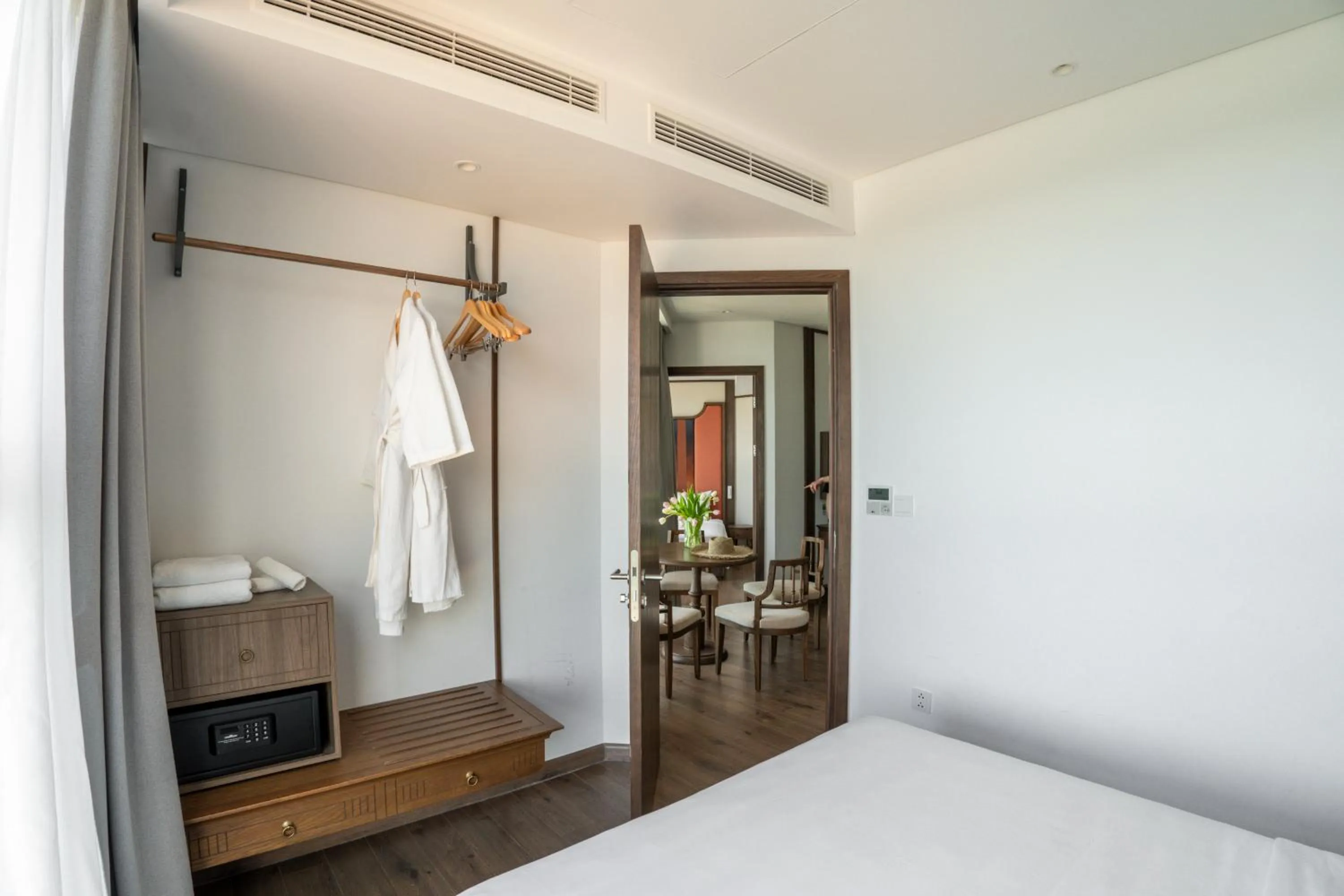 wardrobe, Bed in Mandala Apartment & Resort Chambay, Mui Ne - By B4B & S3