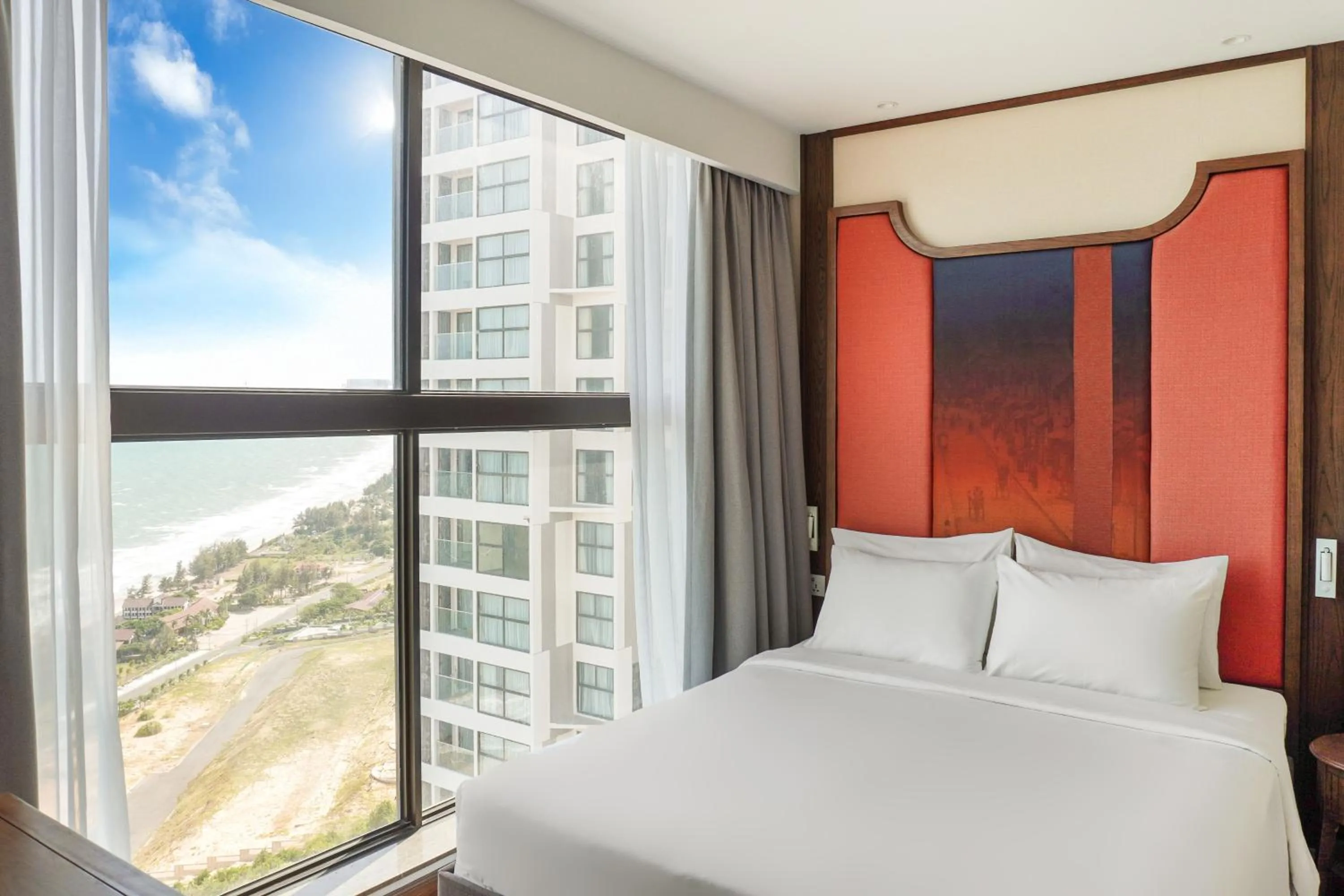 View (from property/room), Bed in Mandala Apartment & Resort Chambay, Mui Ne - By B4B & S3