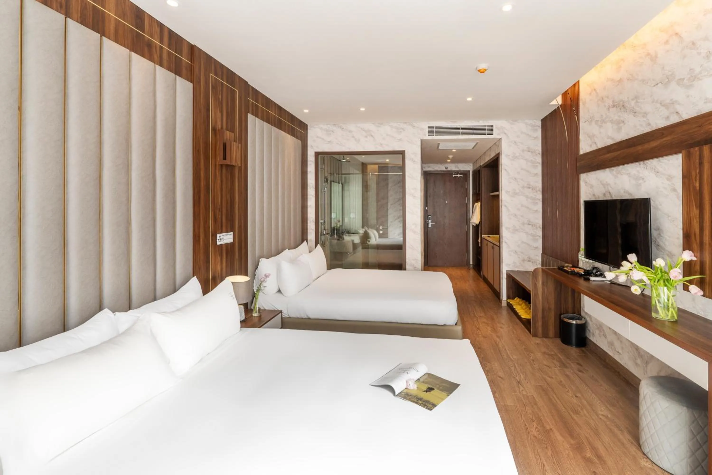 Photo of the whole room, Bed in Mandala Apartment & Resort Chambay, Mui Ne - By B4B & S3