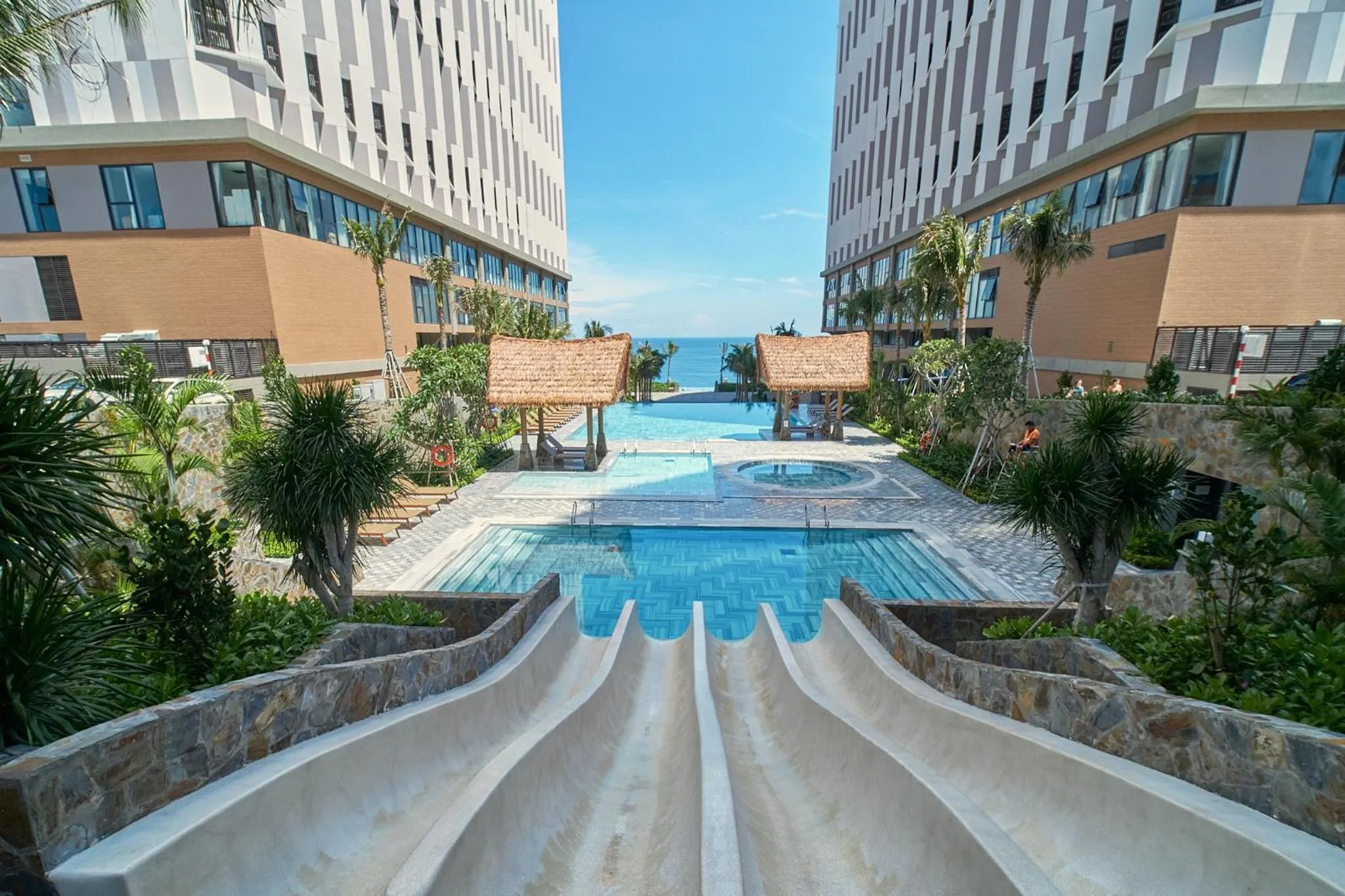 Swimming pool in Mandala Apartment & Resort Chambay, Mui Ne - By B4B & S3