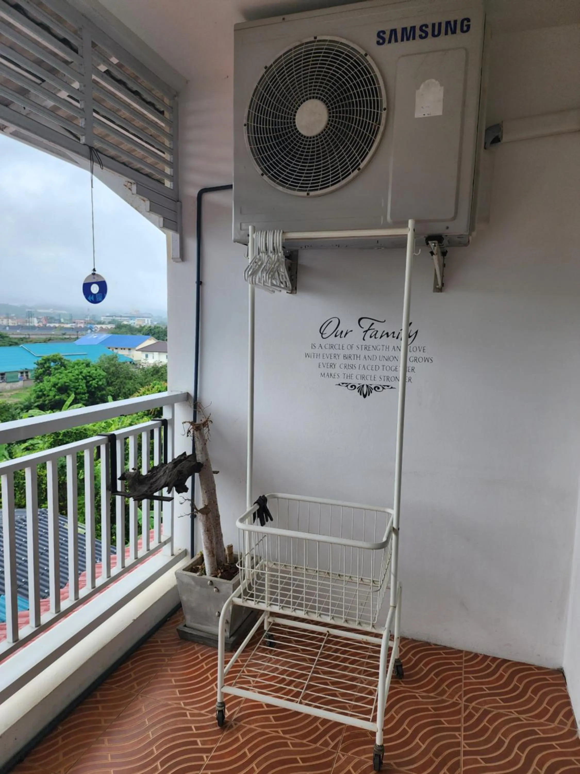Balcony/Terrace in Cozy Condo @ Baan Klang Hua Hin