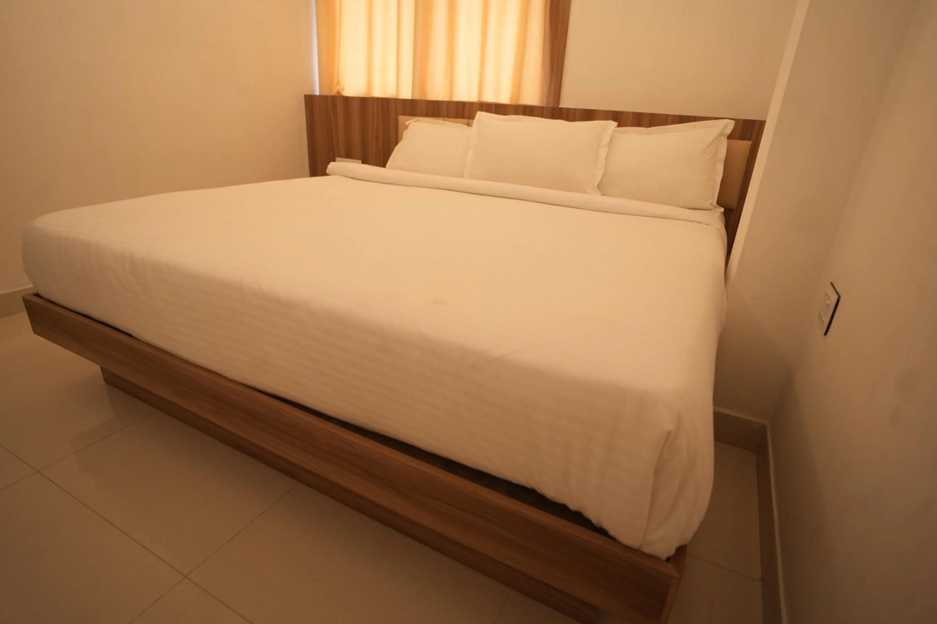 Shower, Bed in Hotel Shanti International