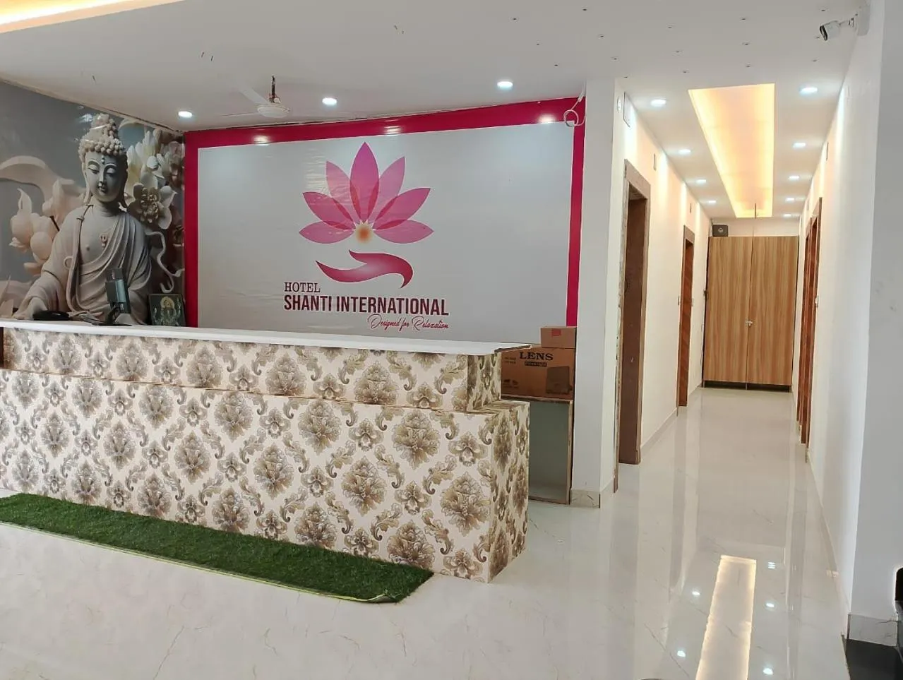 Property logo or sign in Hotel Shanti International