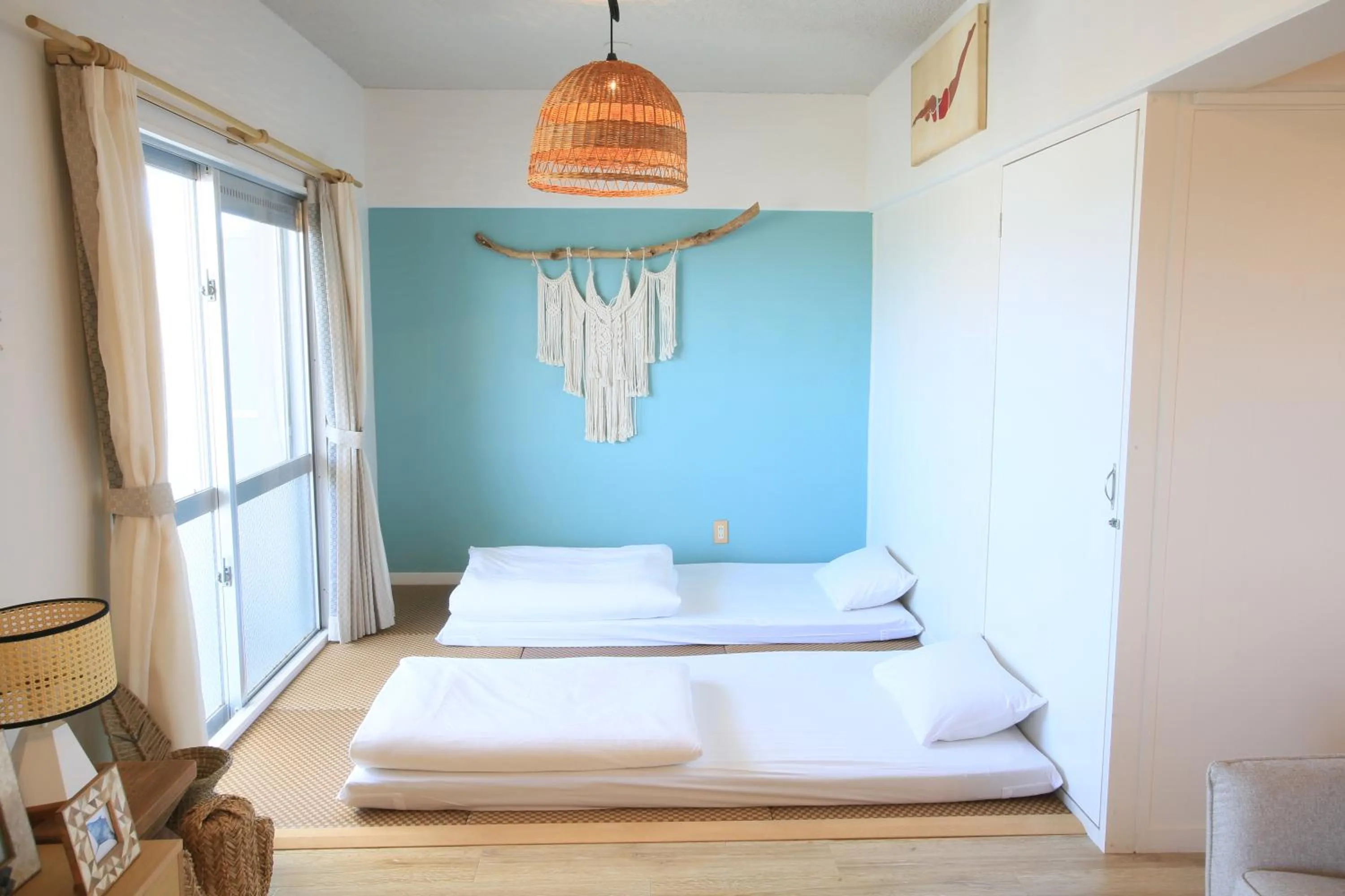 Bedroom, Bed in Sky Cuculu Ishigakijima