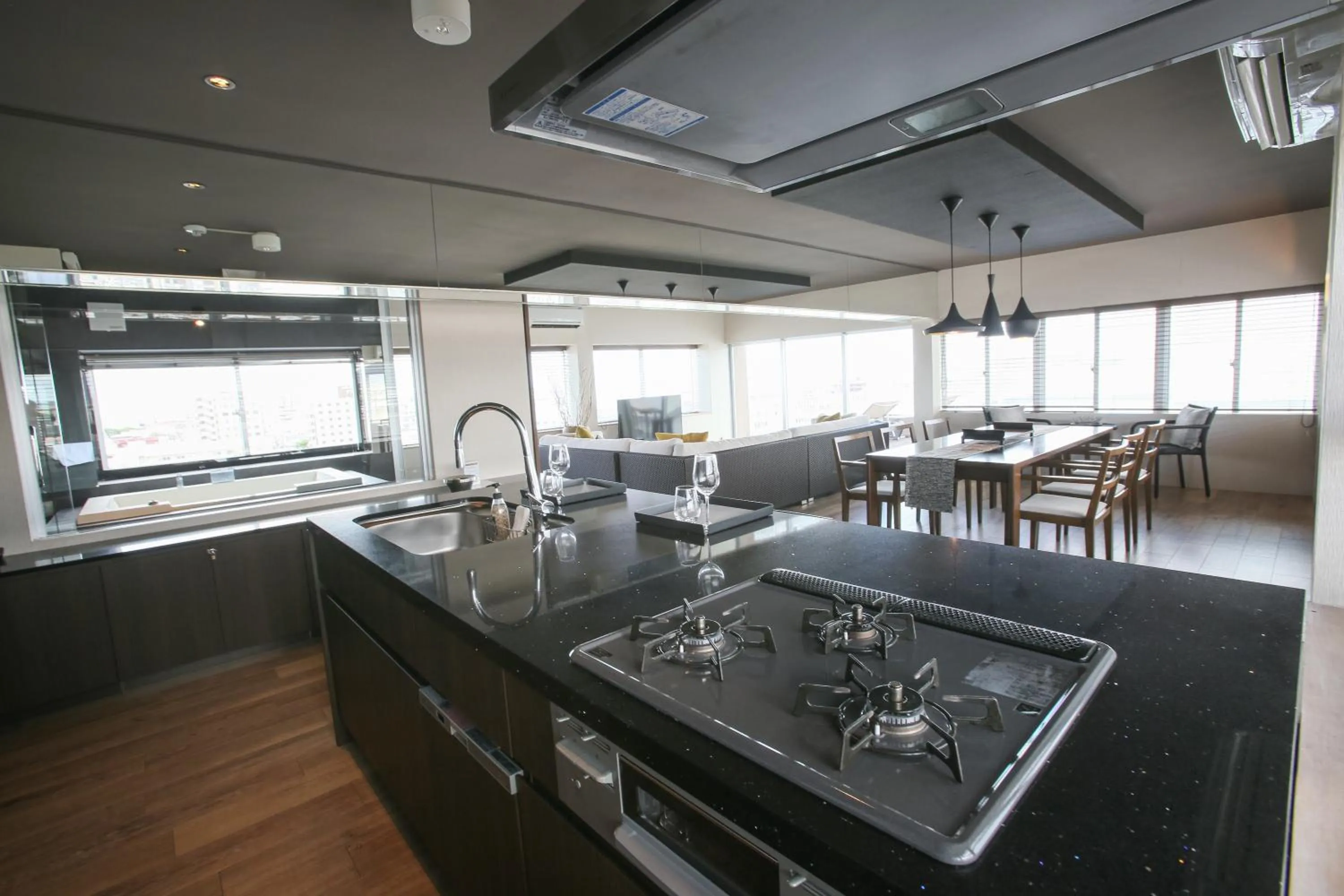 Kitchen or kitchenette in Sky Cuculu Ishigakijima