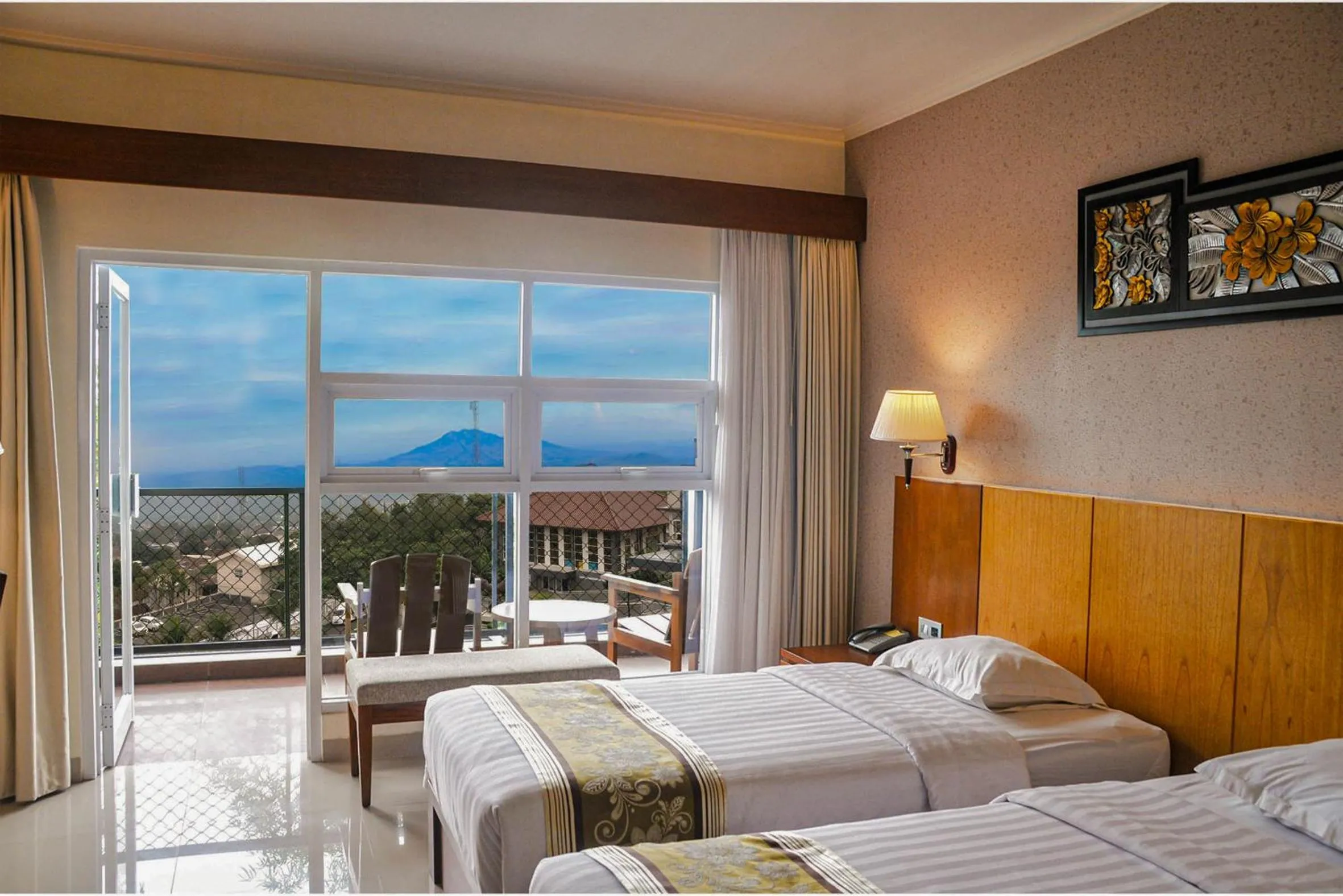 Bed in Griya Persada Convention Hotel & Resort Bandungan