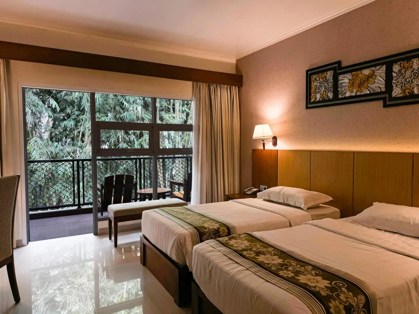 Bed in Griya Persada Convention Hotel & Resort Bandungan