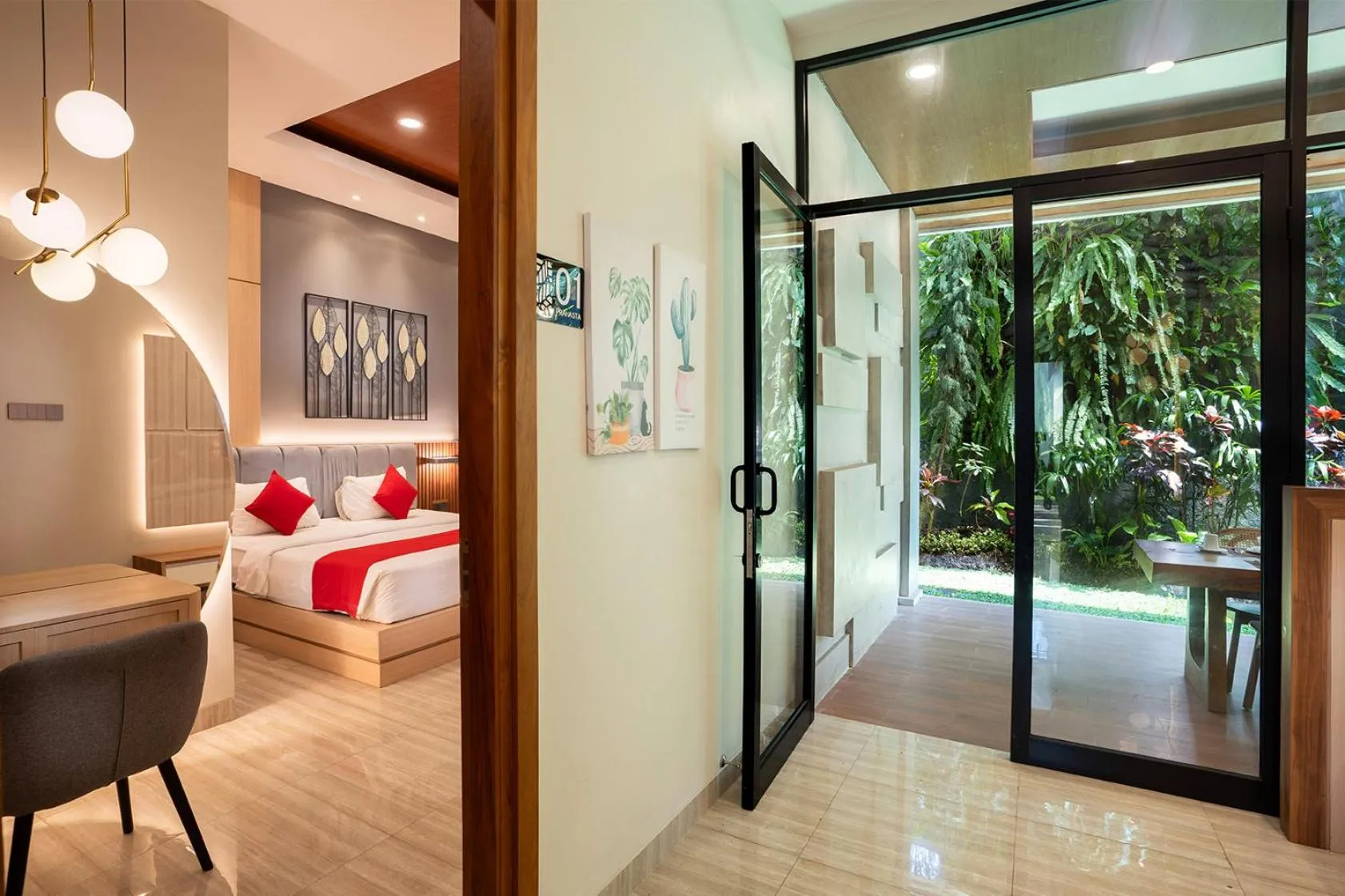 Bed in Griya Persada Convention Hotel & Resort Bandungan