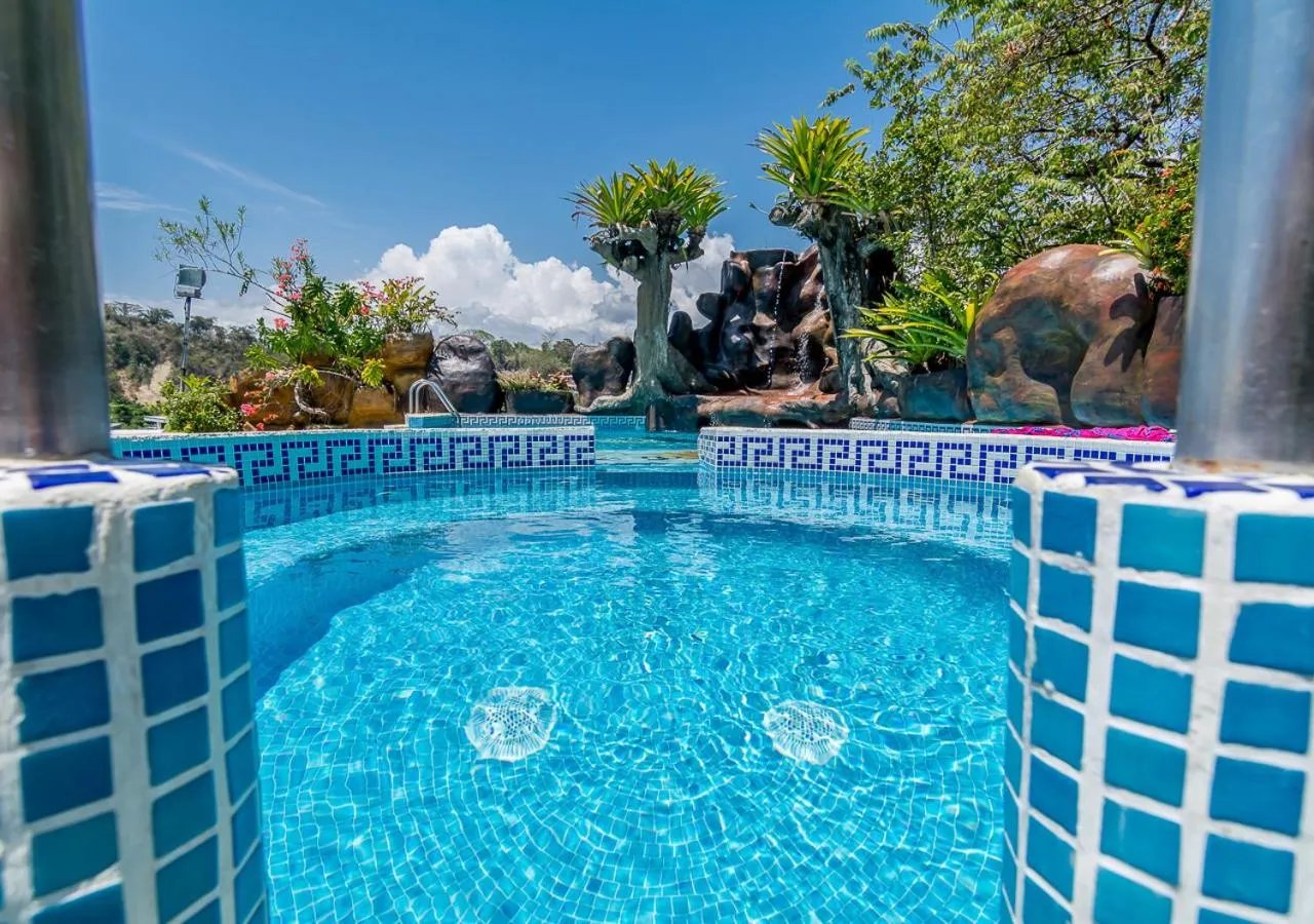 Swimming pool in Hotel Le Priss