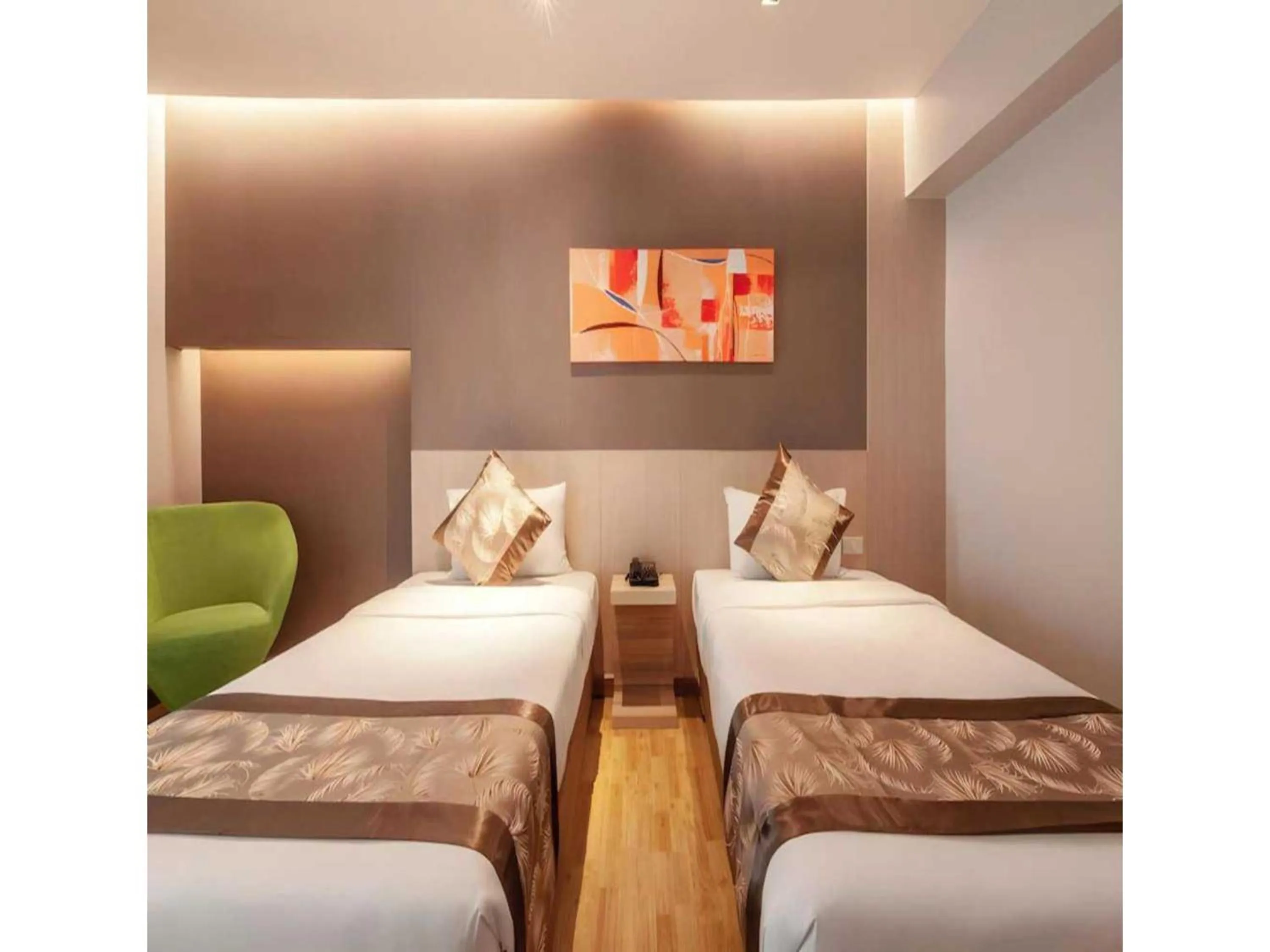 Bedroom, Bed in Palette Hi Hotel Bangkok