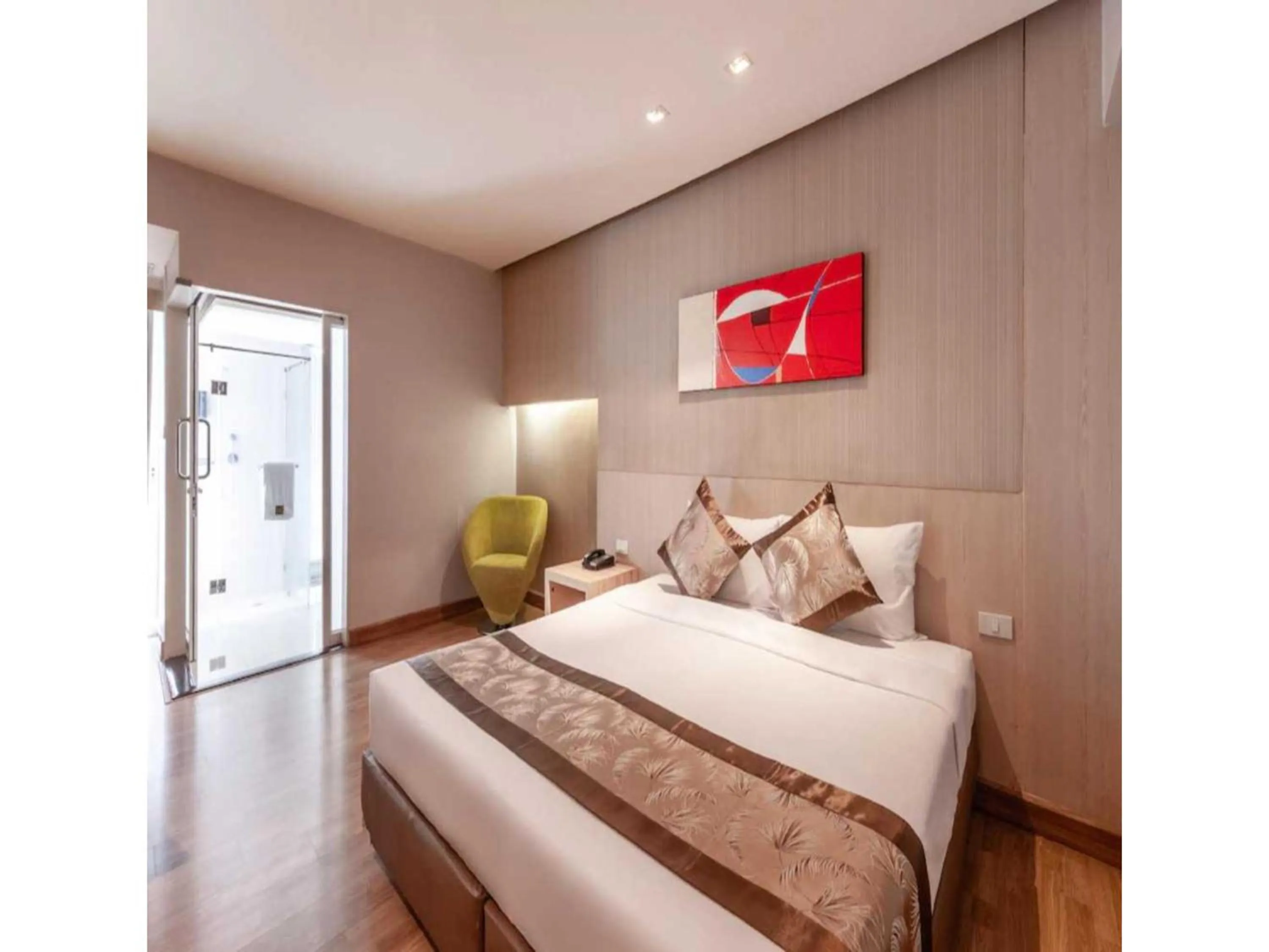 Bedroom, Bed in Palette Hi Hotel Bangkok