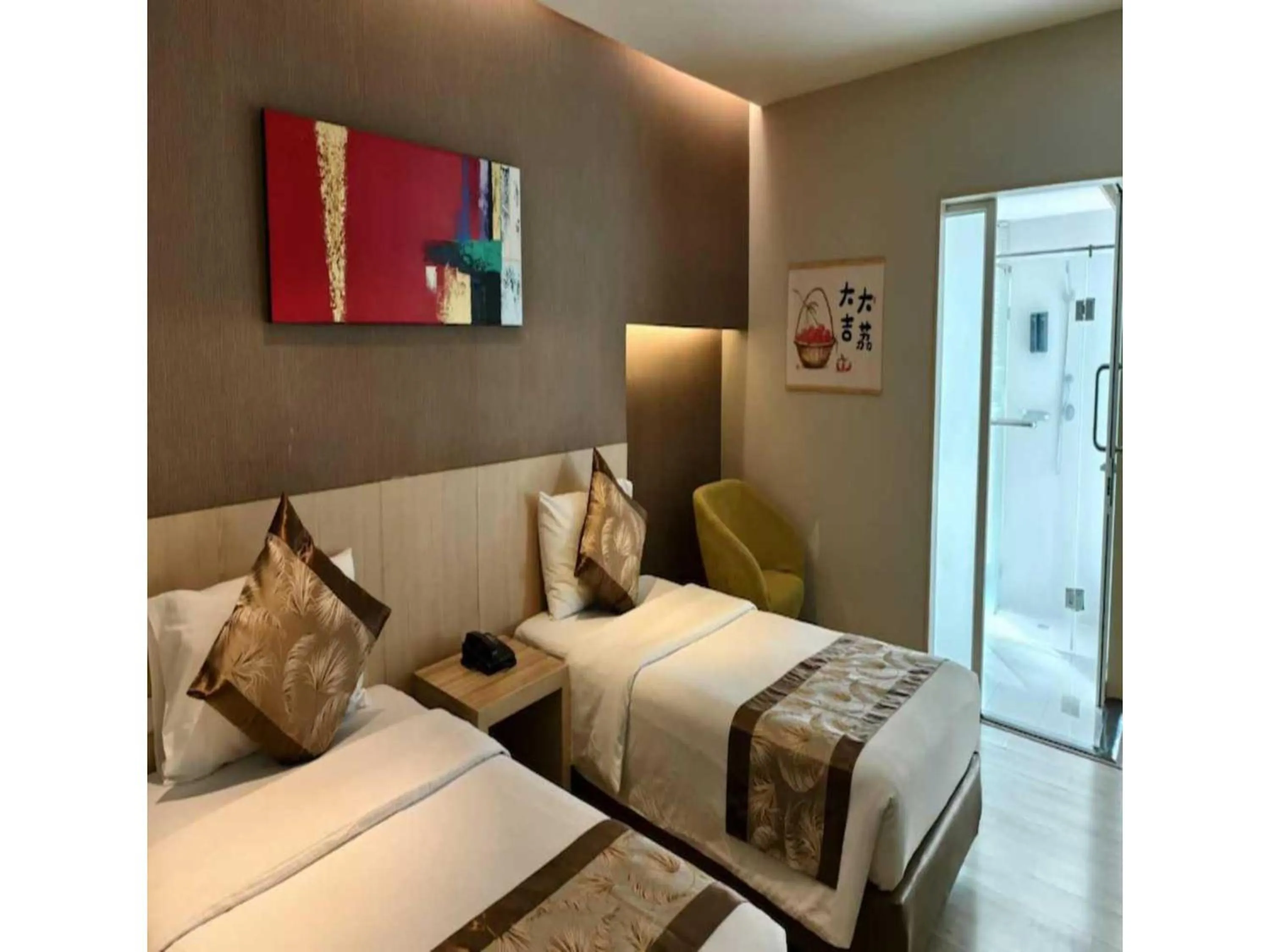 Bedroom, Bed in Palette Hi Hotel Bangkok