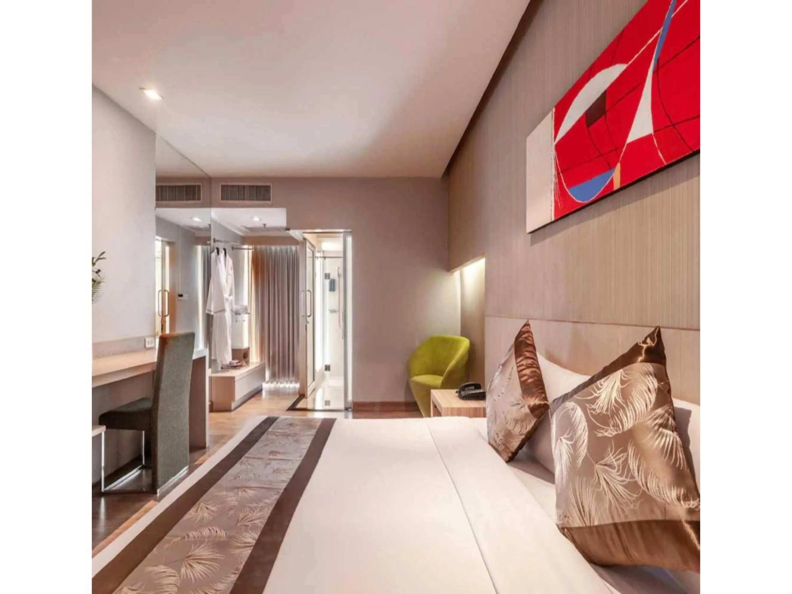 Bedroom in Palette Hi Hotel Bangkok