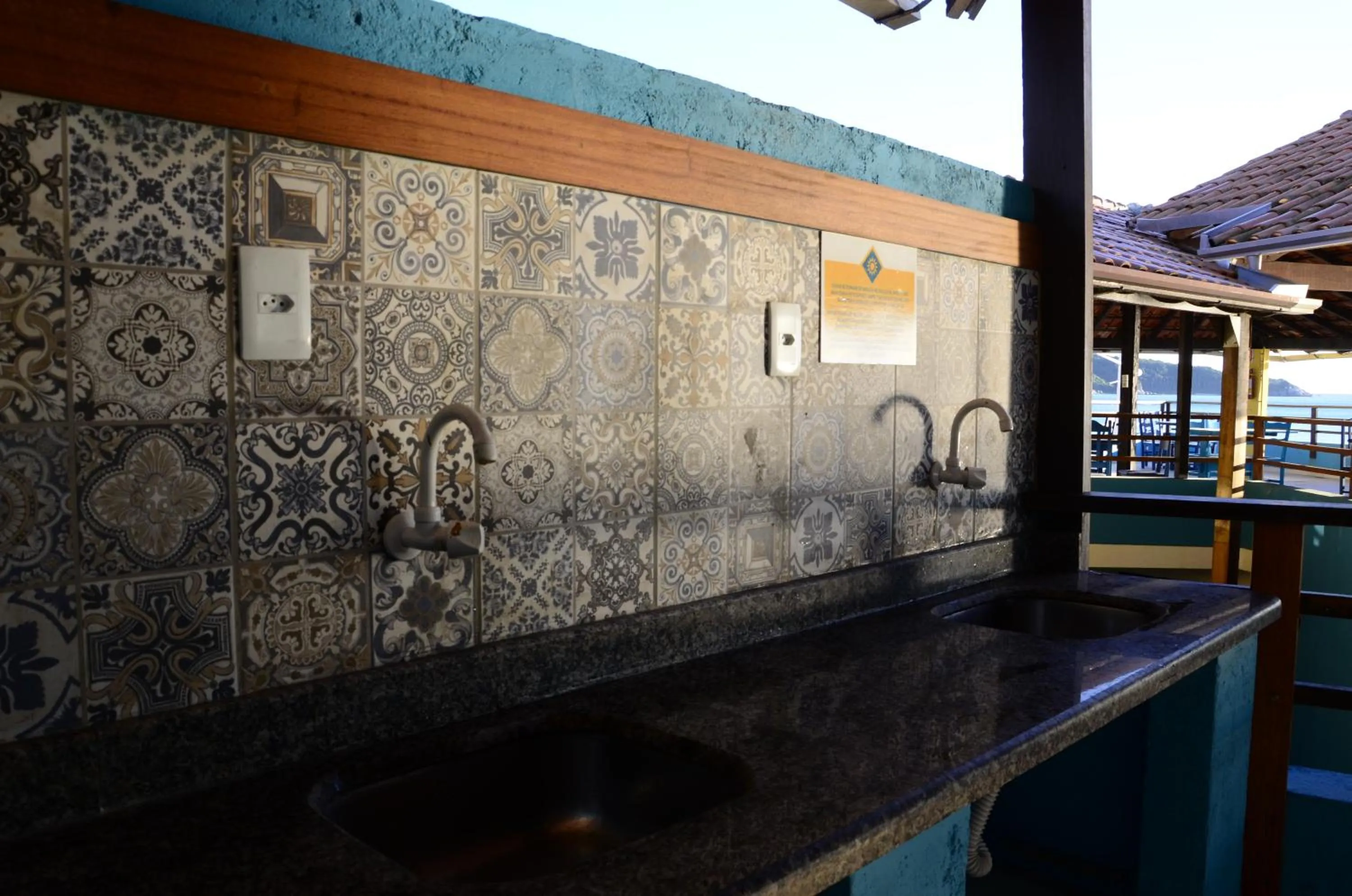 BBQ facilities in Residencial Vila do Sol, Apartamentos com pé na areia