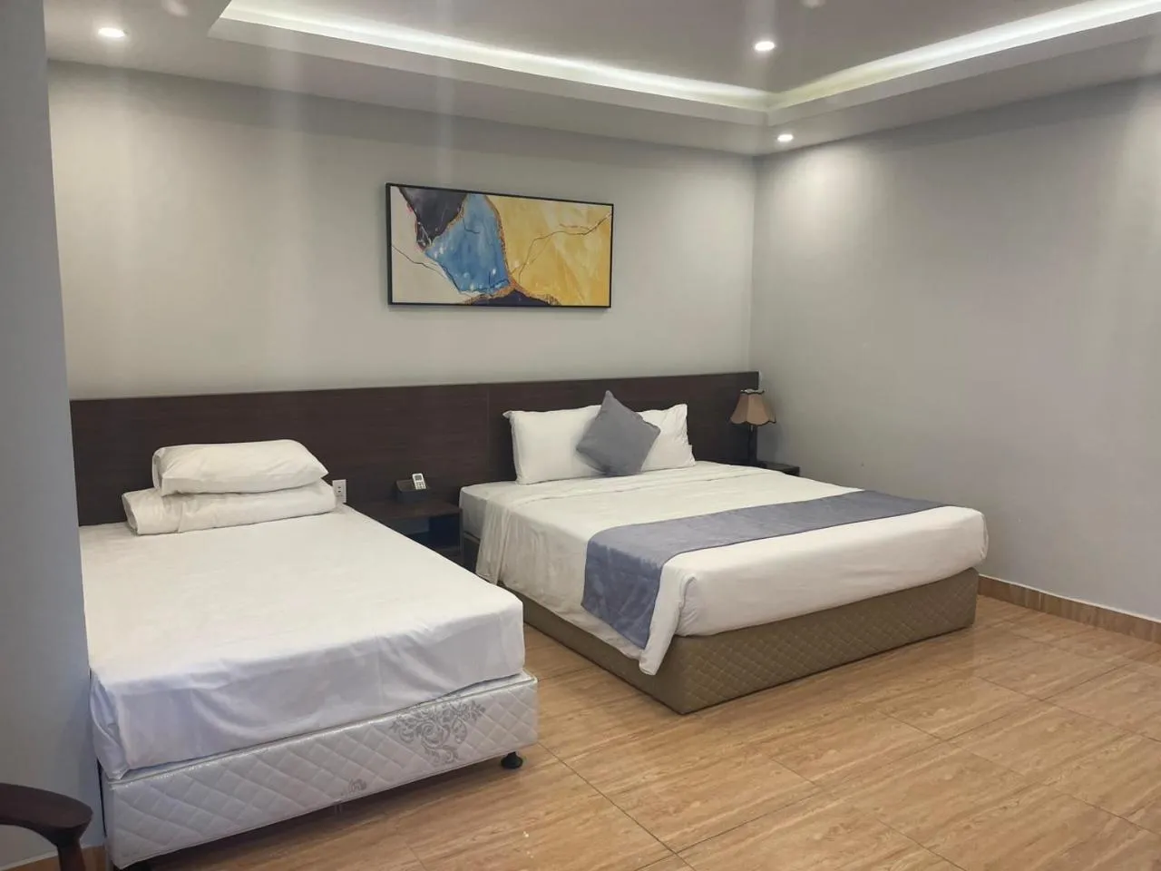 Bedroom, Bed in An Tín Hotel