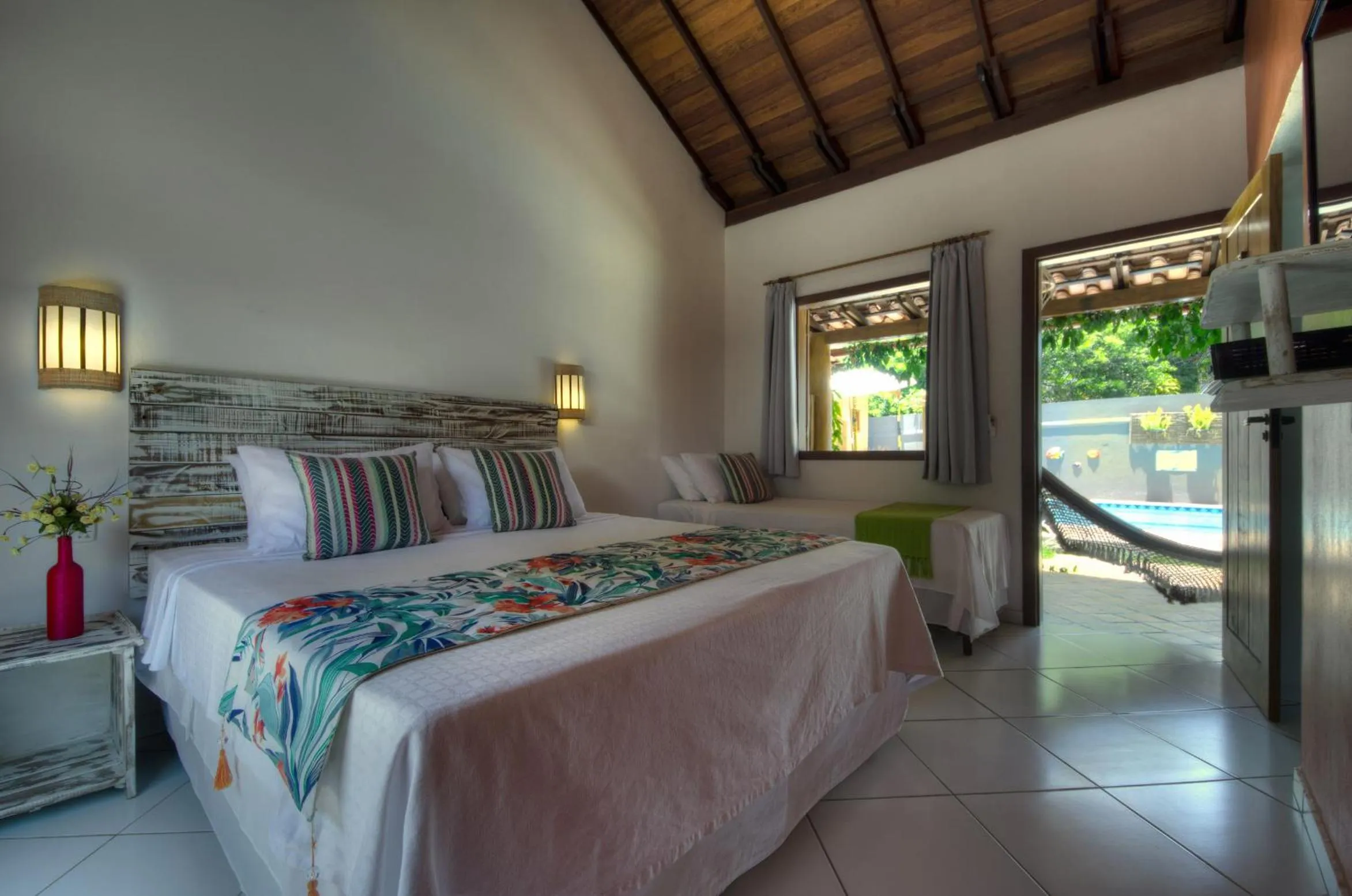 Bed in Pousada Maria Pitanga