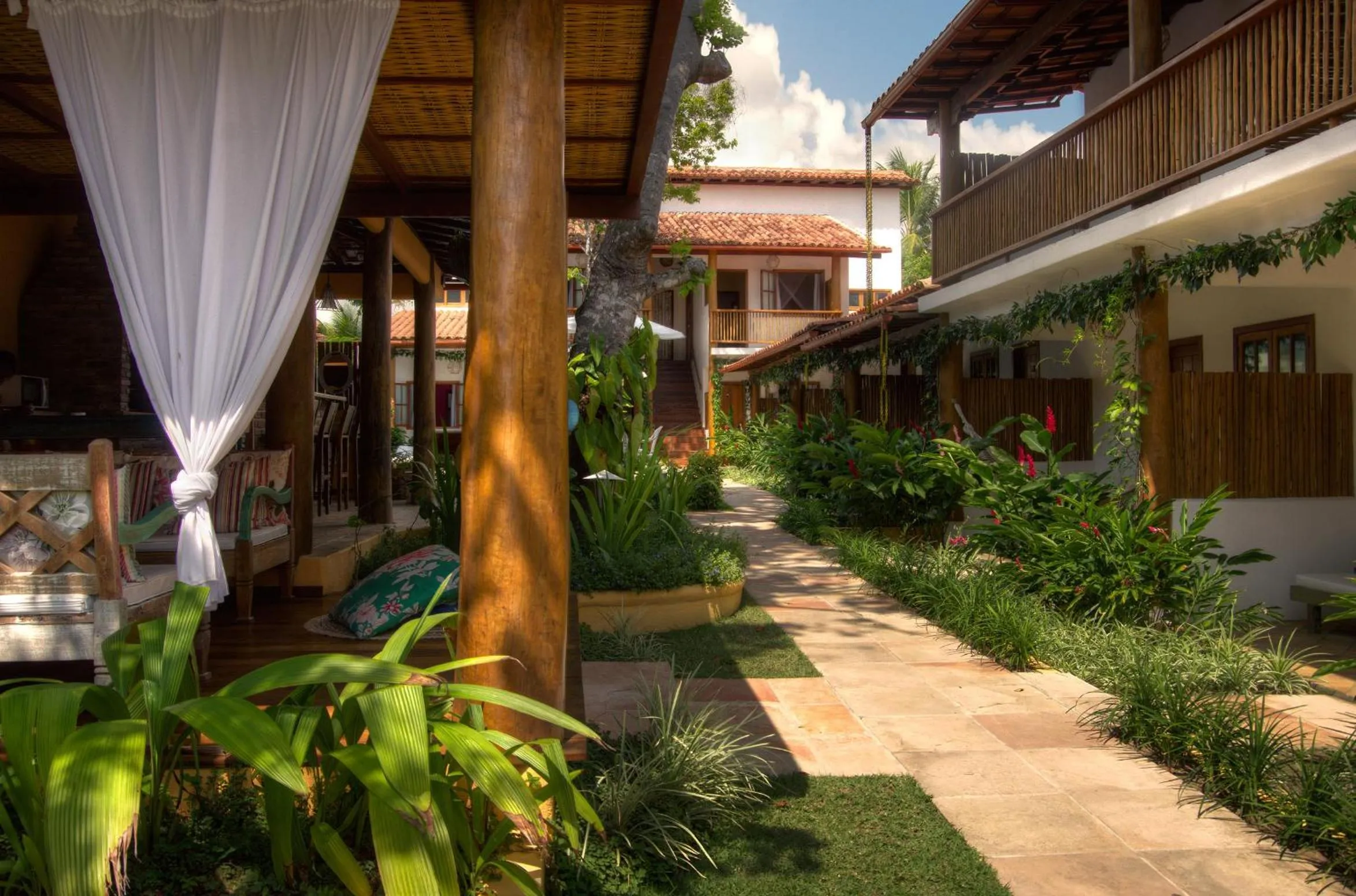 Garden in Pousada Maria Pitanga