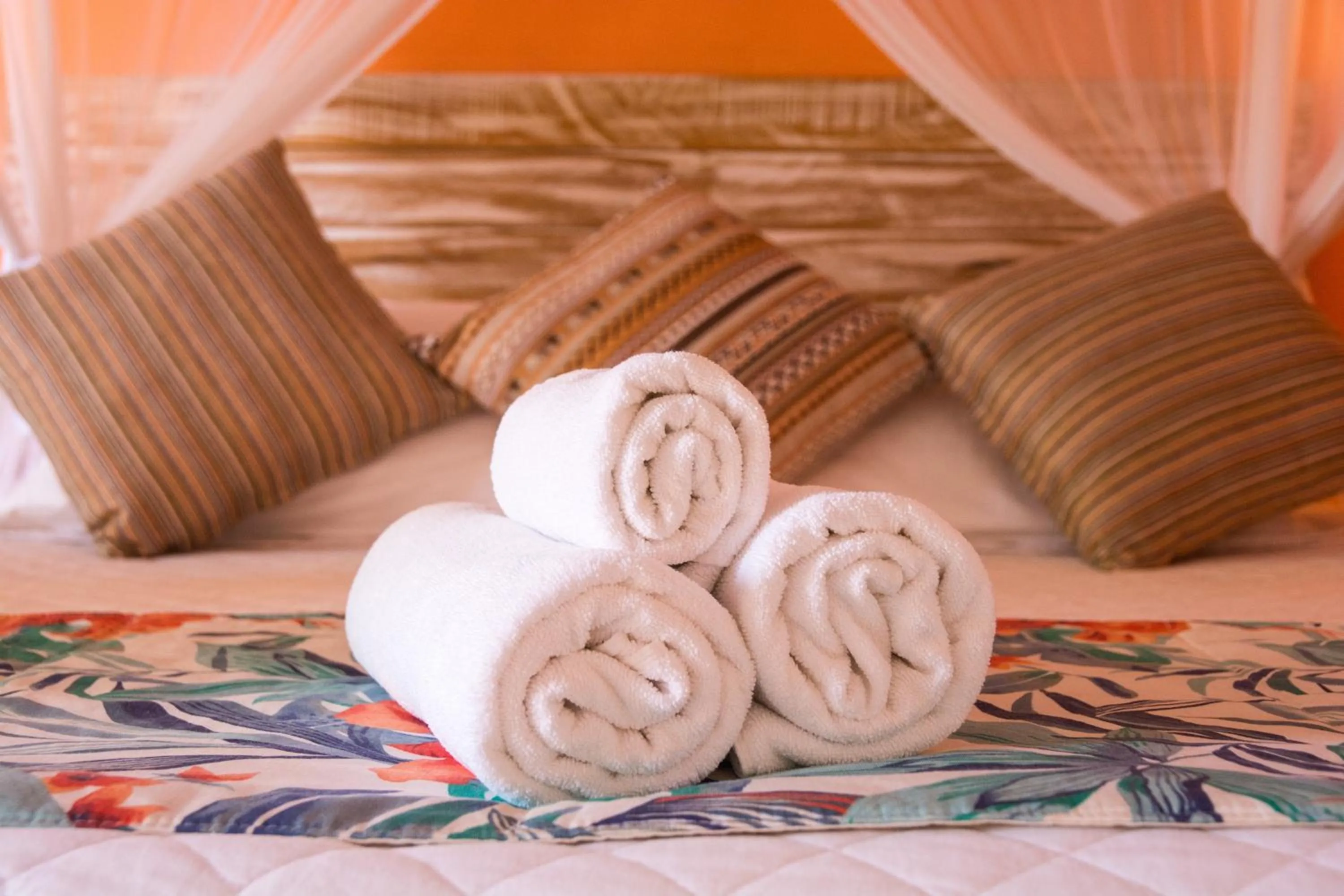 Bed in Pousada Maria Pitanga