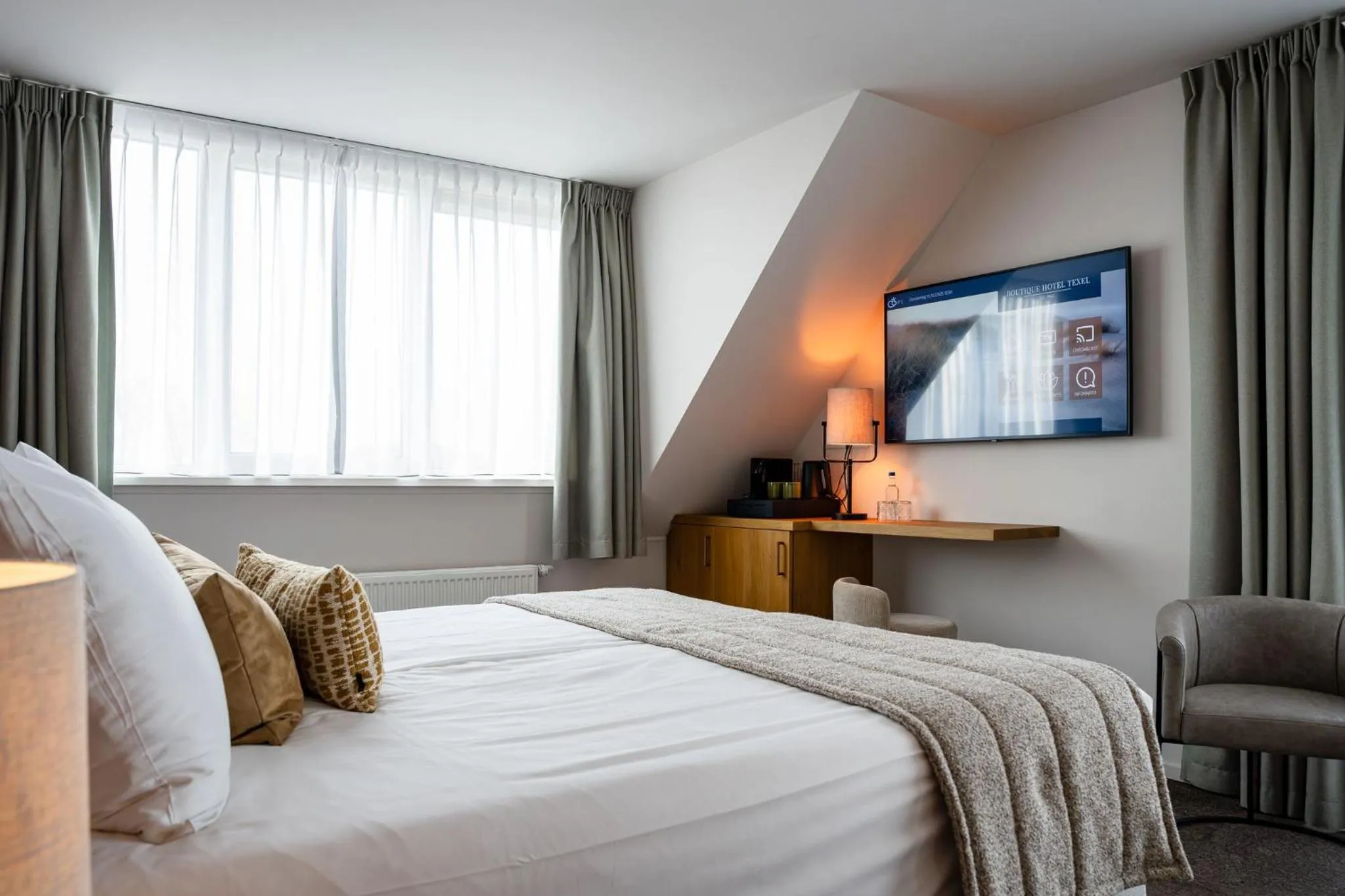 Bedroom, Bed in Boutique Hotel Texel