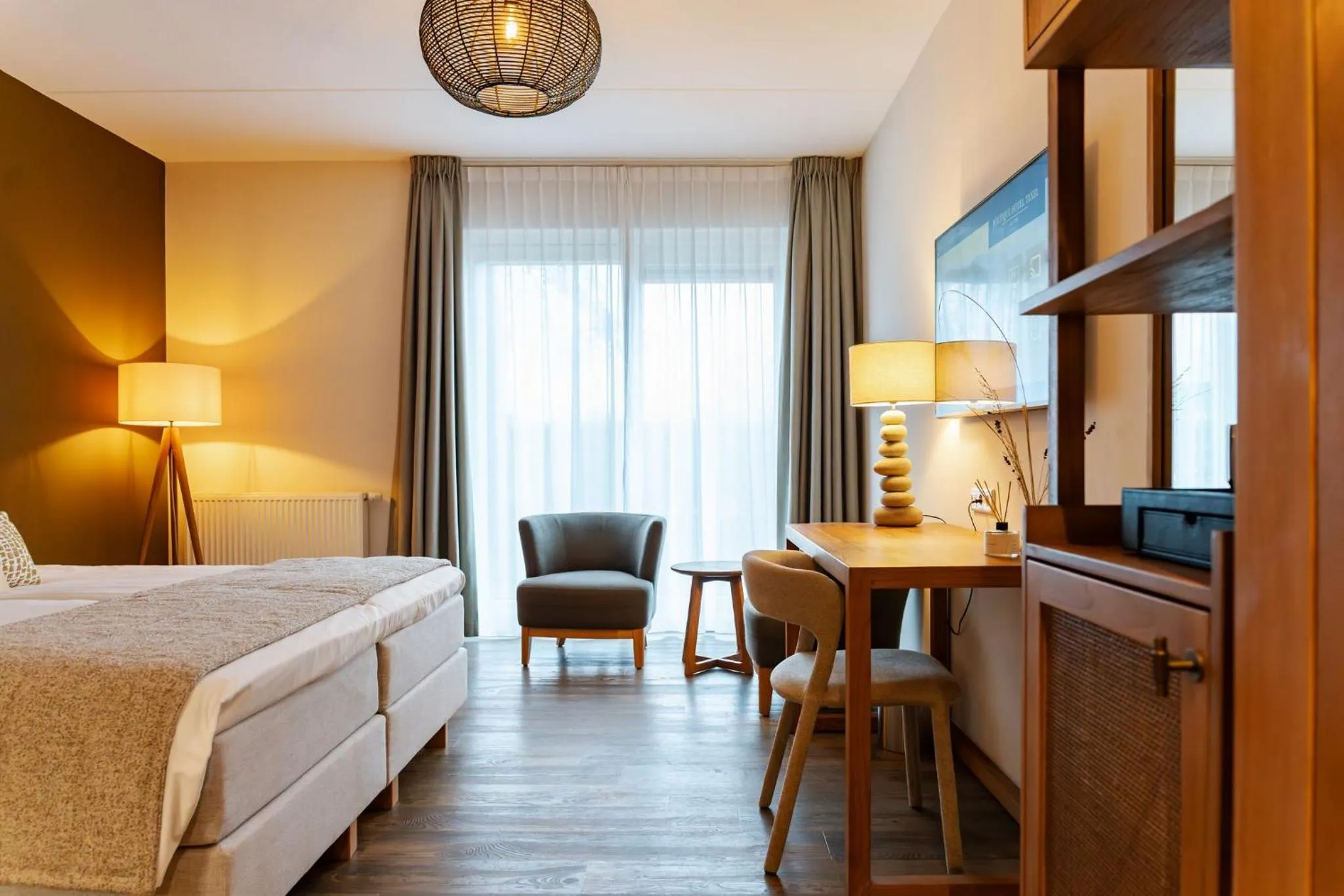 Bedroom, Bed in Boutique Hotel Texel