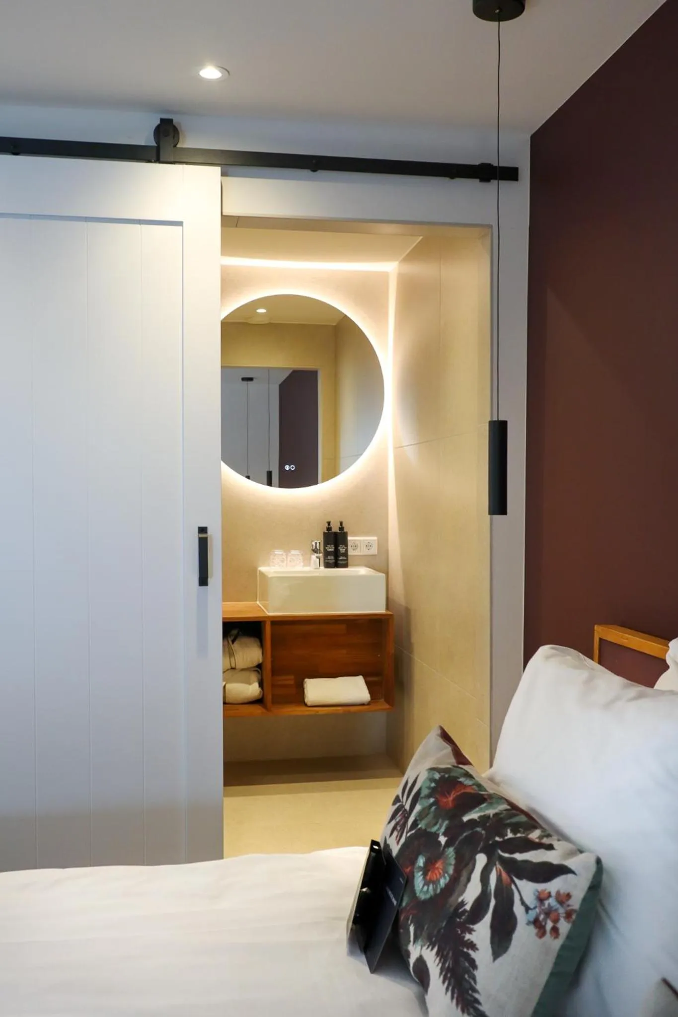 Bathroom, Bed in Boutique Hotel Texel
