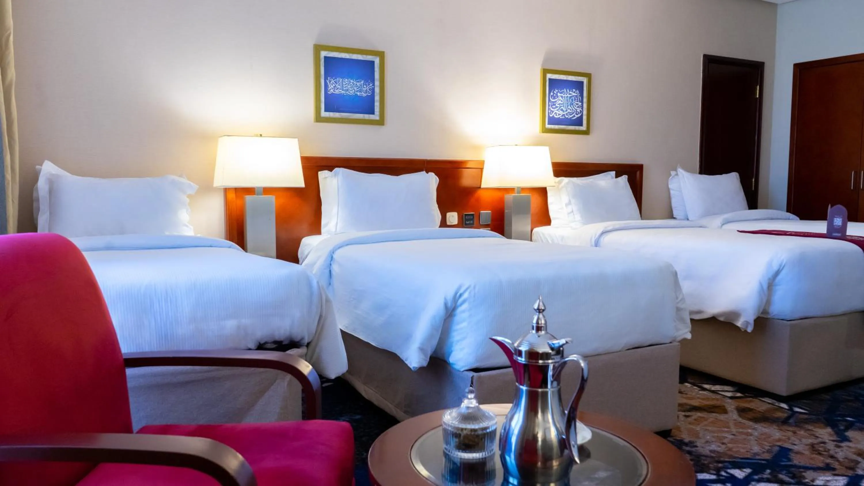 Bed in فندق الصفوة البرج الثالث Al Safwah Hotel Third Tower 3