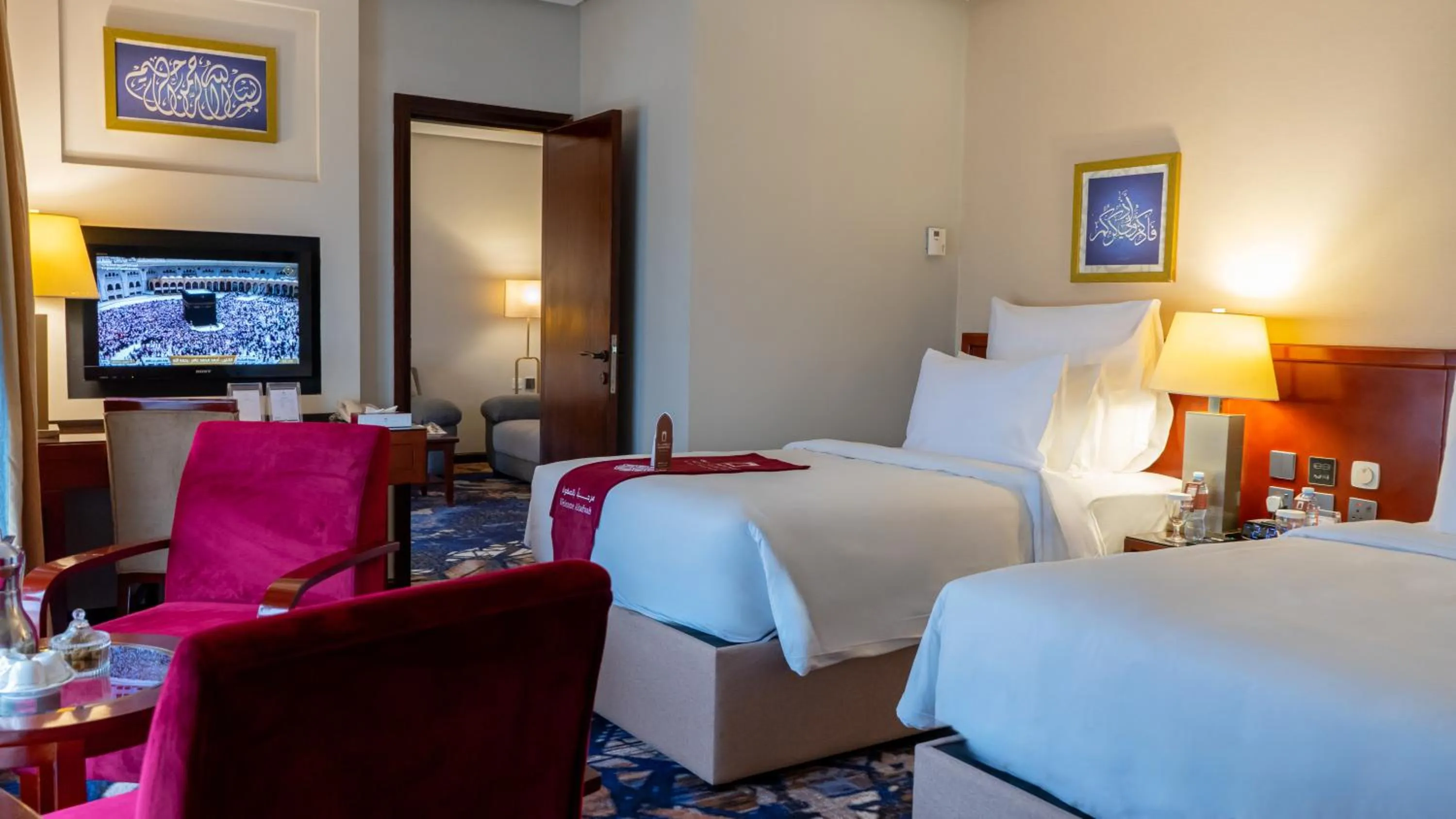 Bed in فندق الصفوة البرج الثالث Al Safwah Hotel Third Tower 3