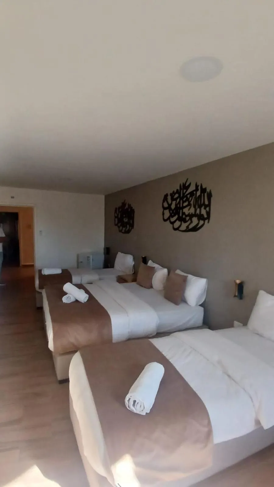 Bed in Moab Land Hotel