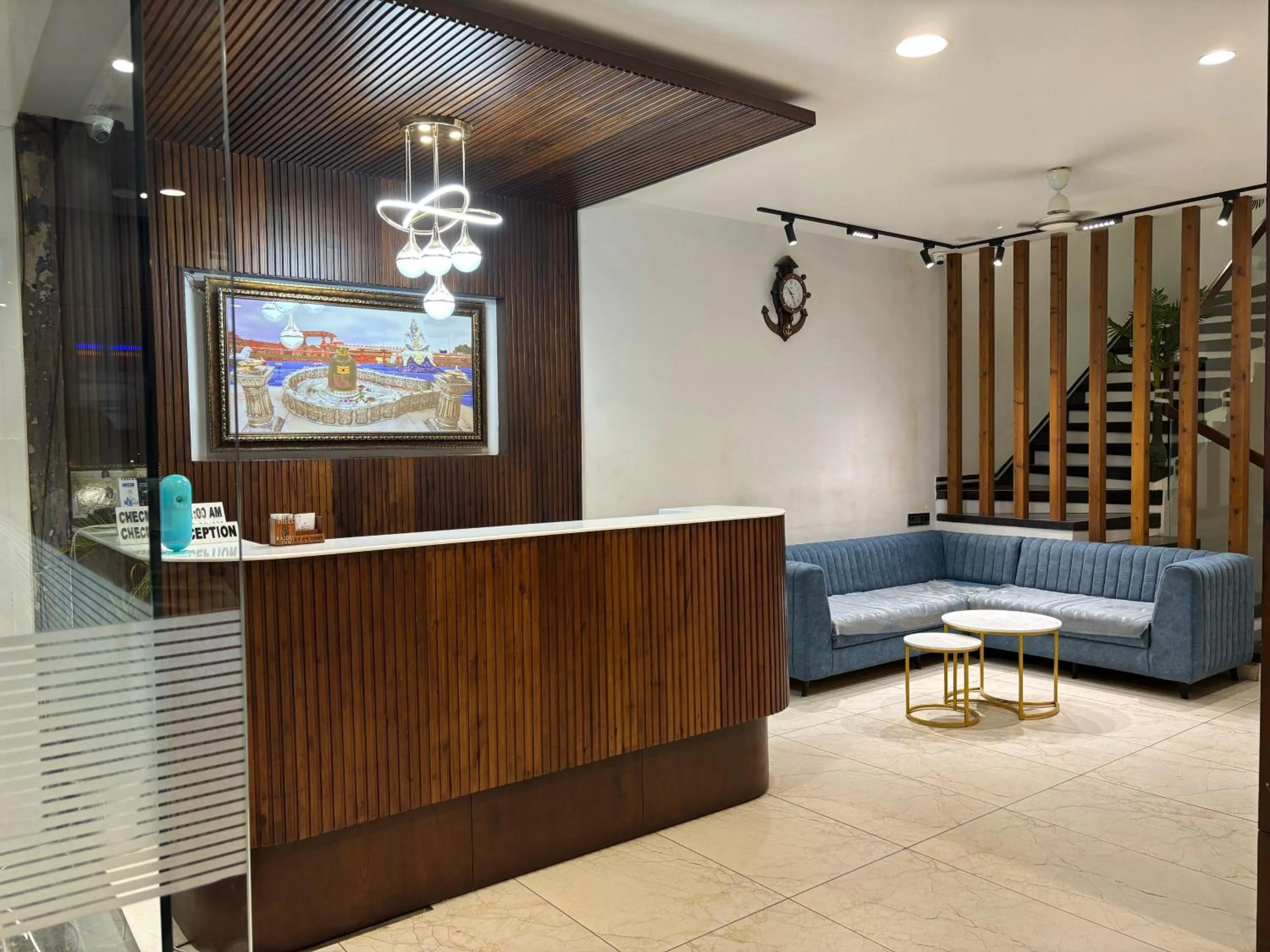 Lobby or reception in Hotel Rajdev INN