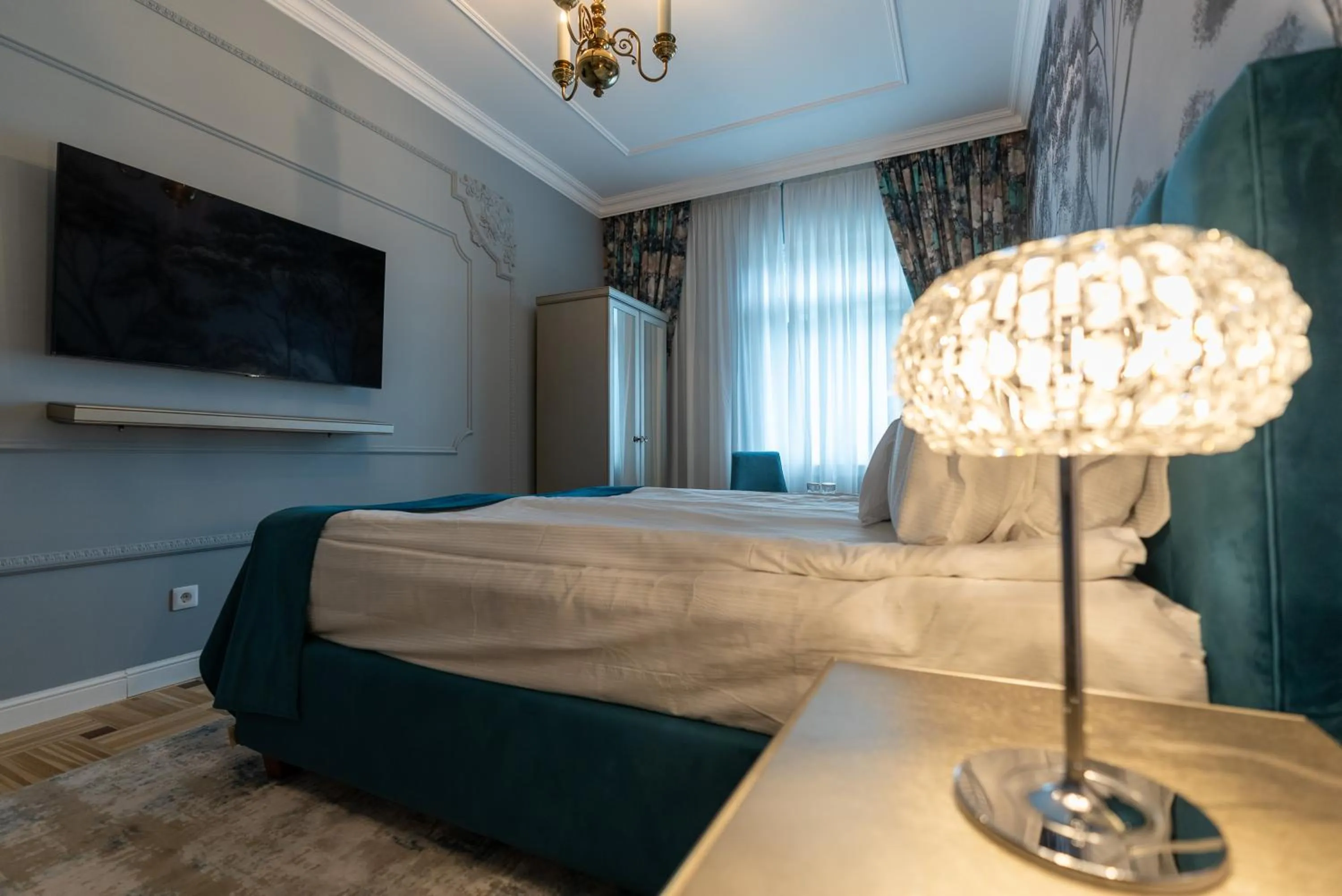 Decorative detail, Bed in Hotel Palace