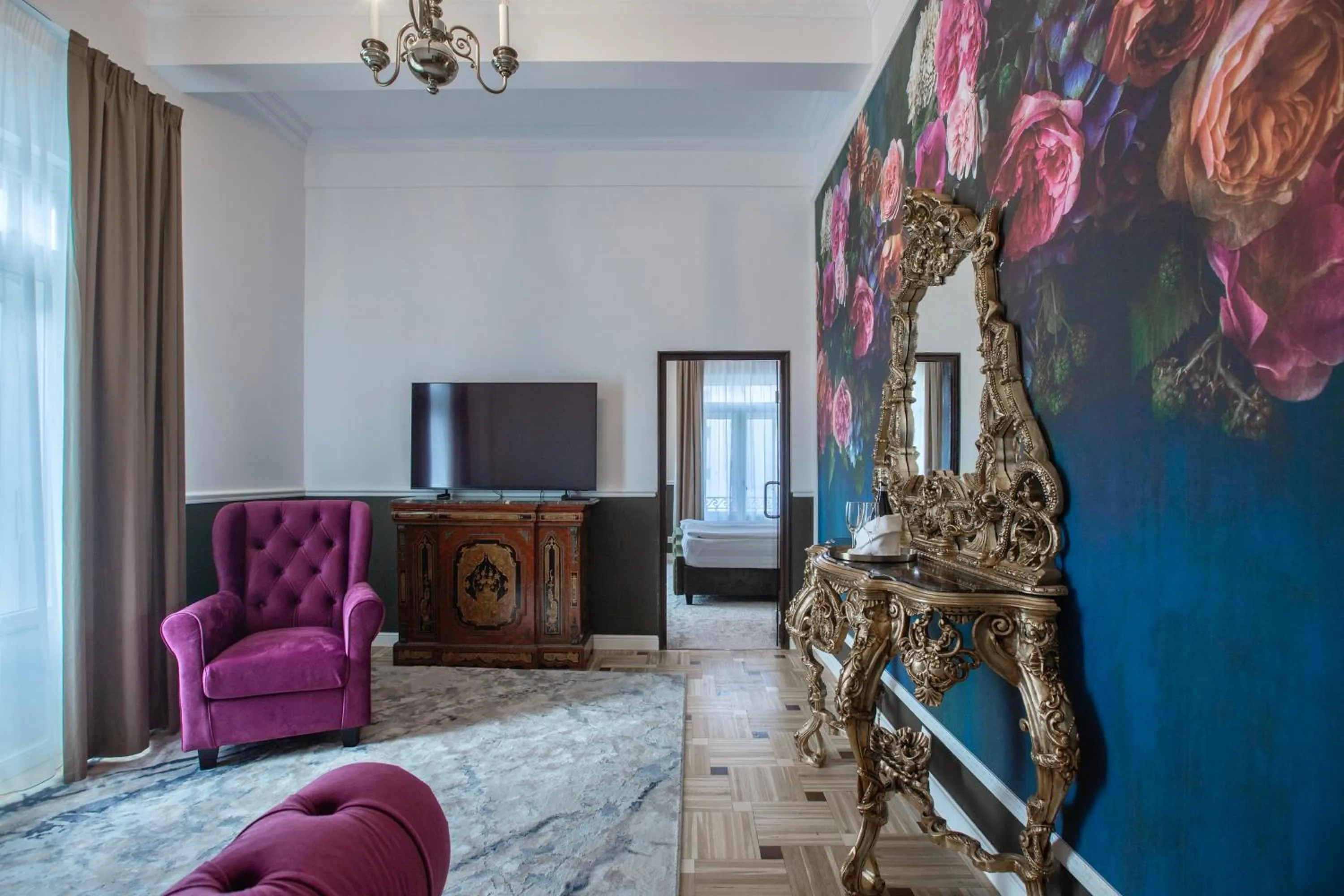 Living room in Hotel Palace