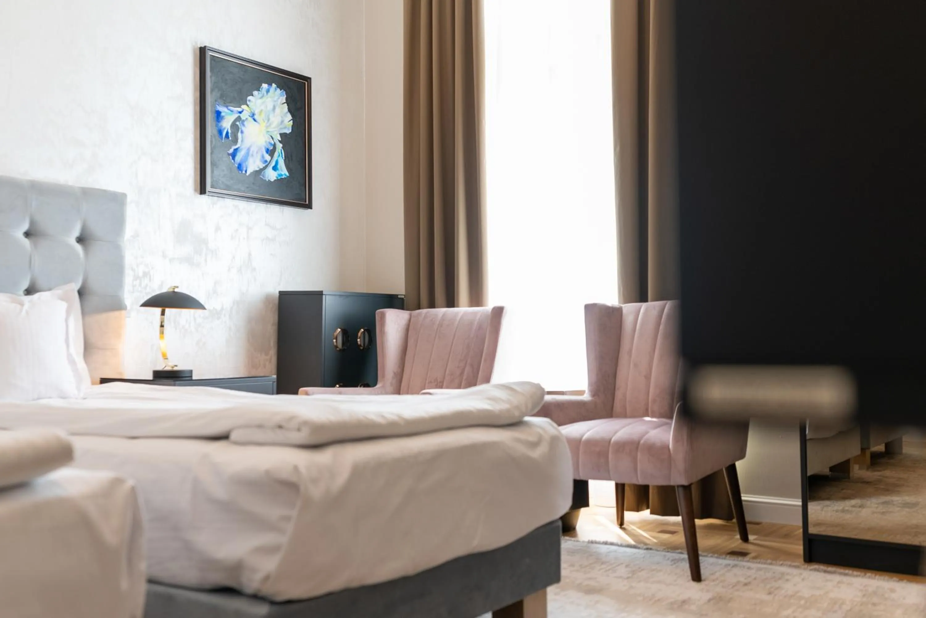 Decorative detail, Bed in Hotel Palace