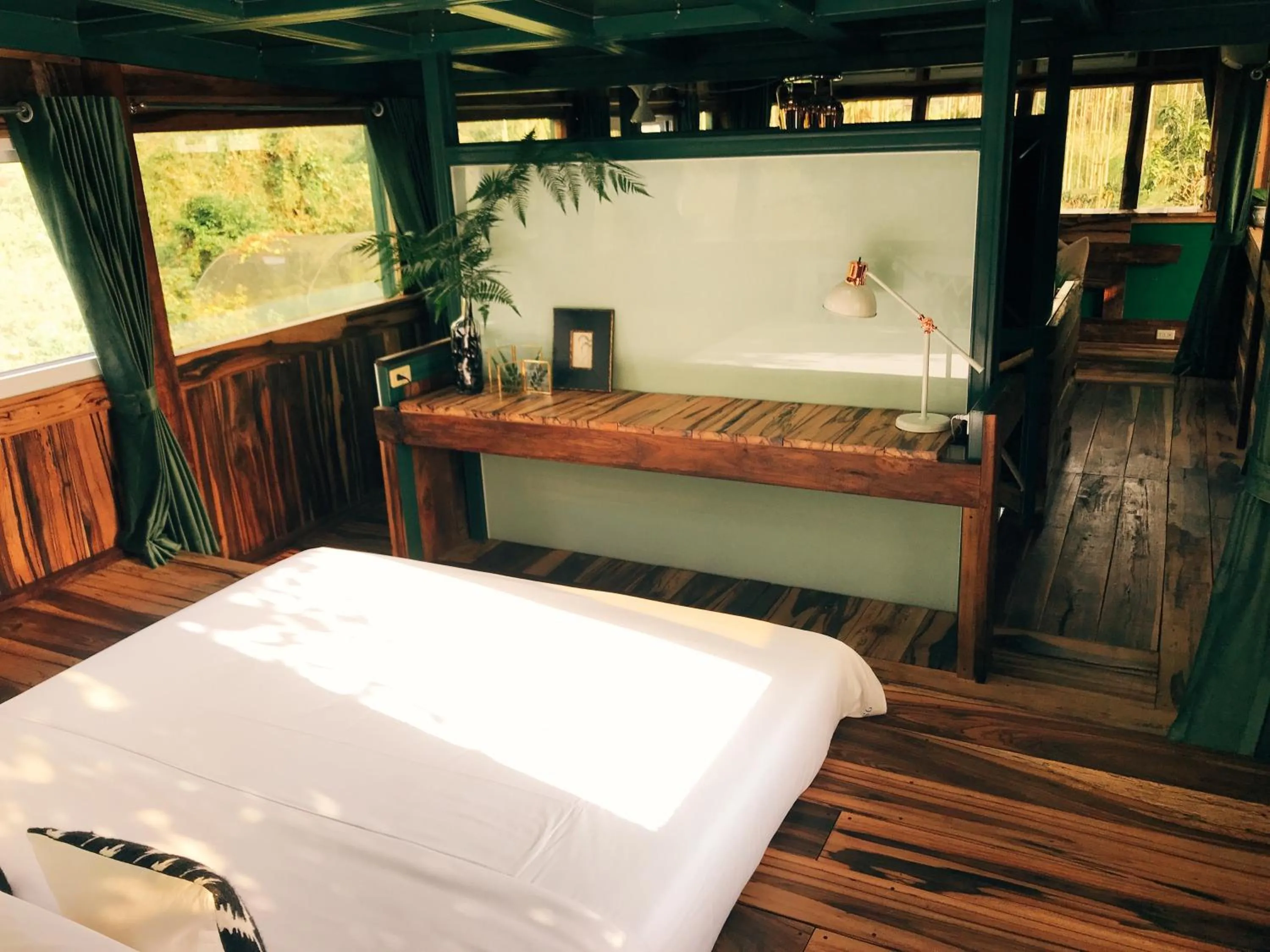 Bed in 秘密花園設計Villas