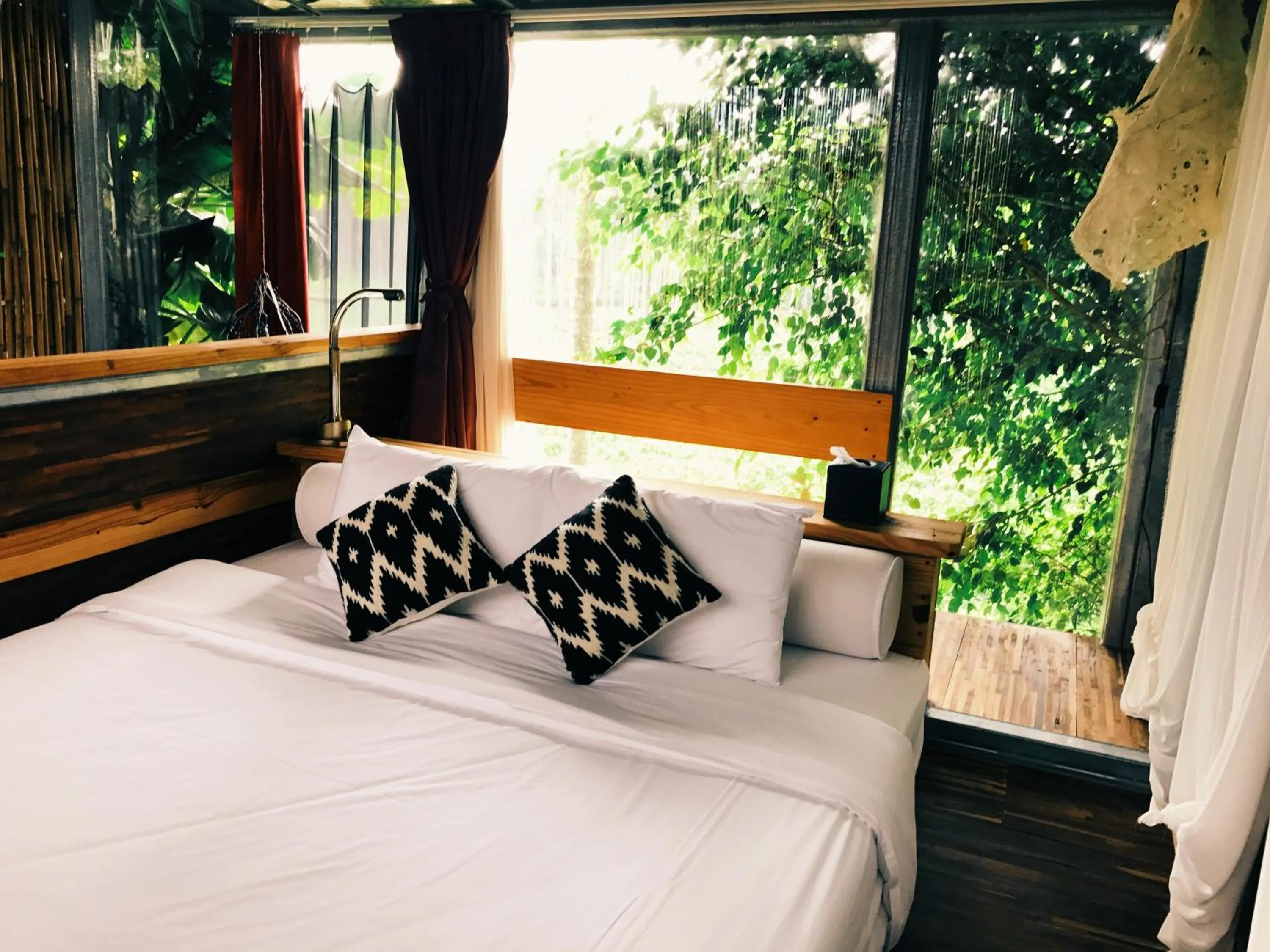 Bed in 秘密花園設計Villas