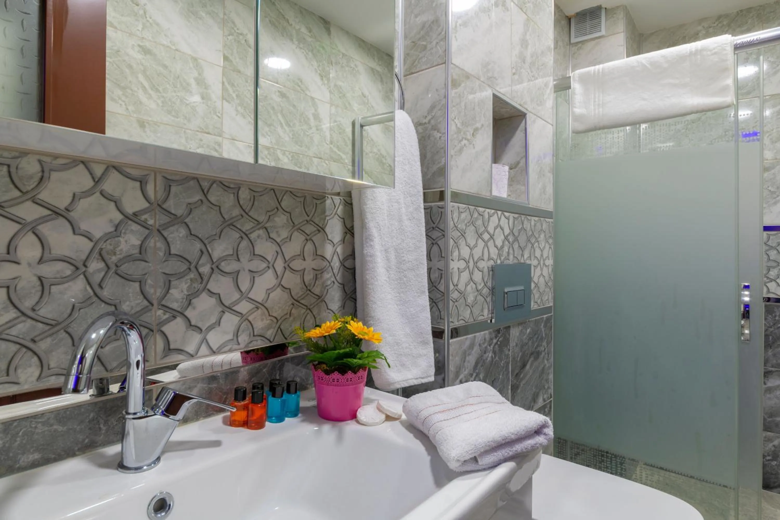 Shower in Raimond Hotel