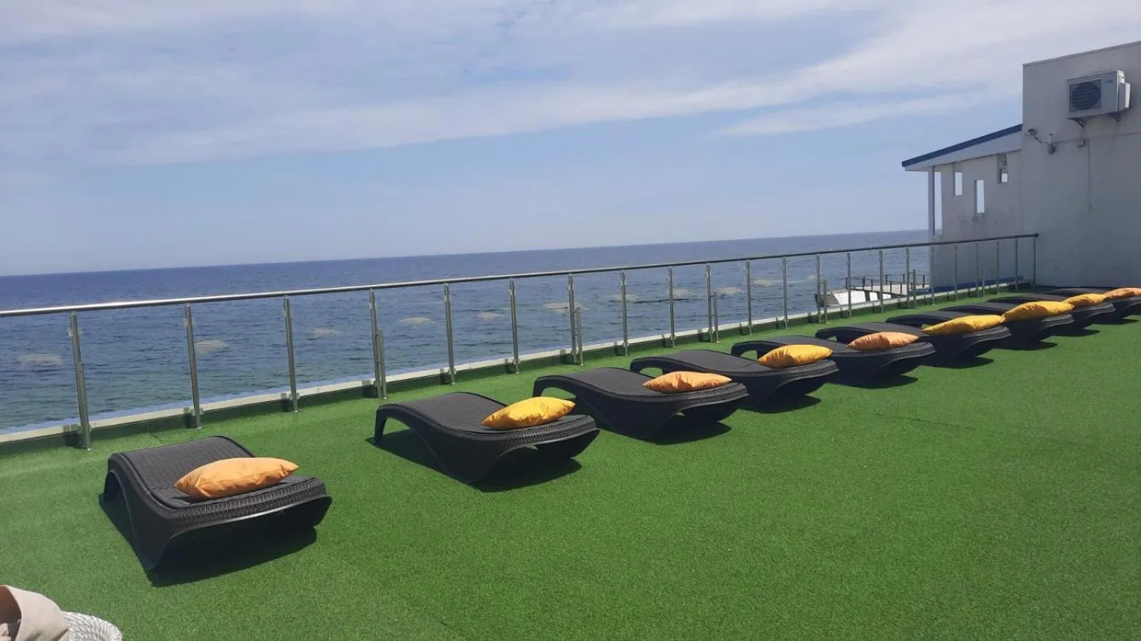 Balcony/Terrace in Design Hotel Skopeli