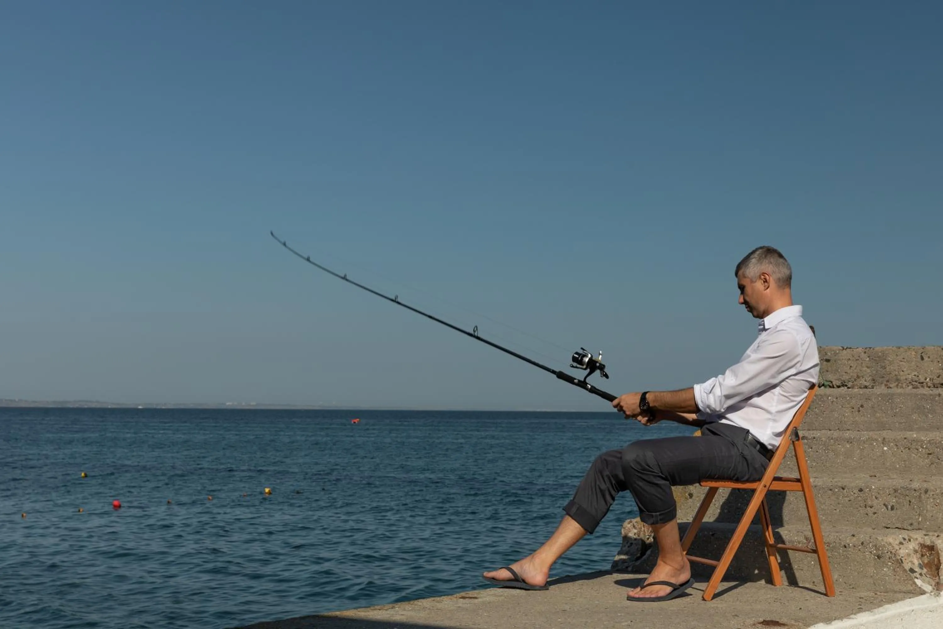 Fishing in Design Hotel Skopeli