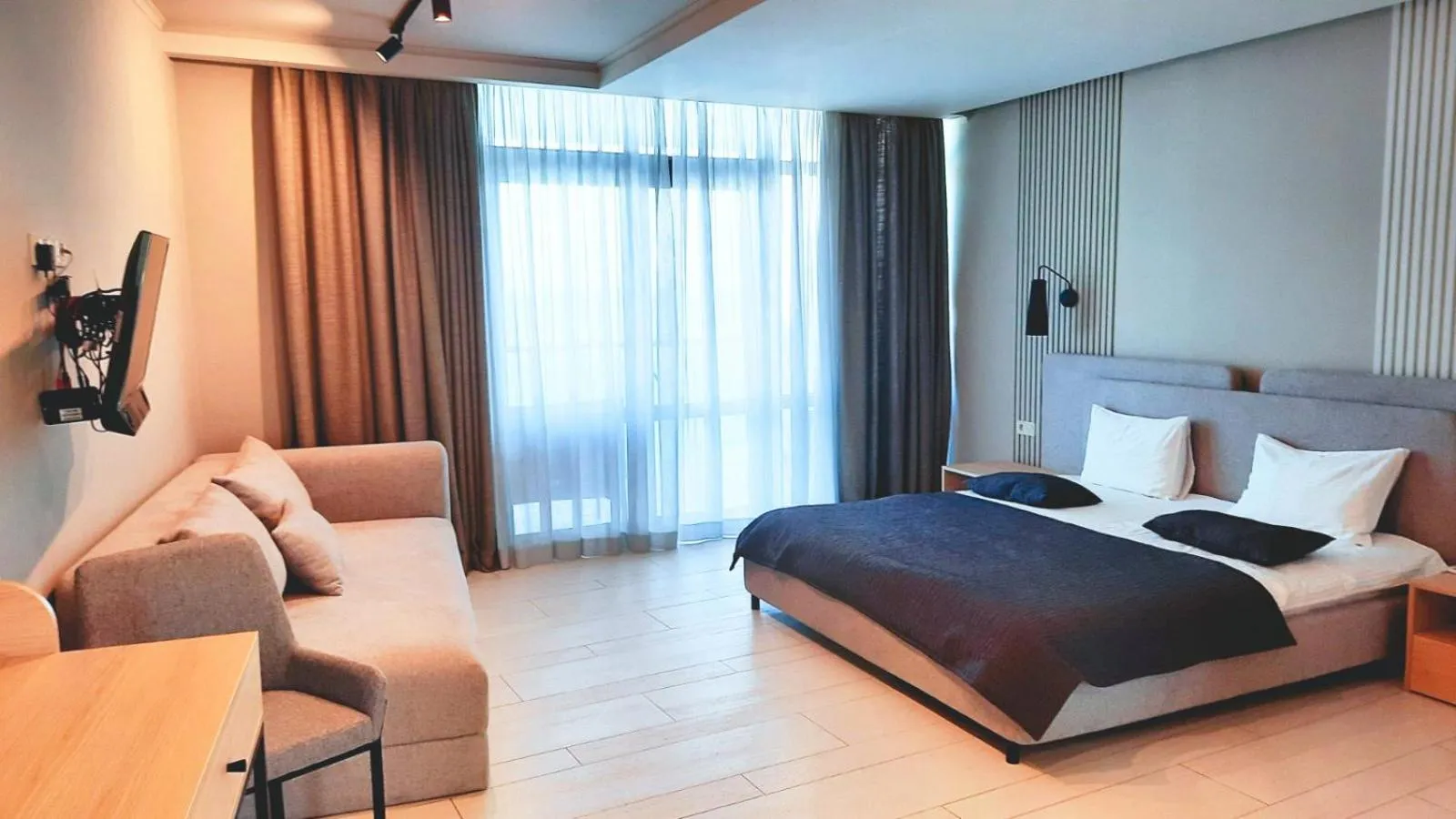 Bed in Design Hotel Skopeli